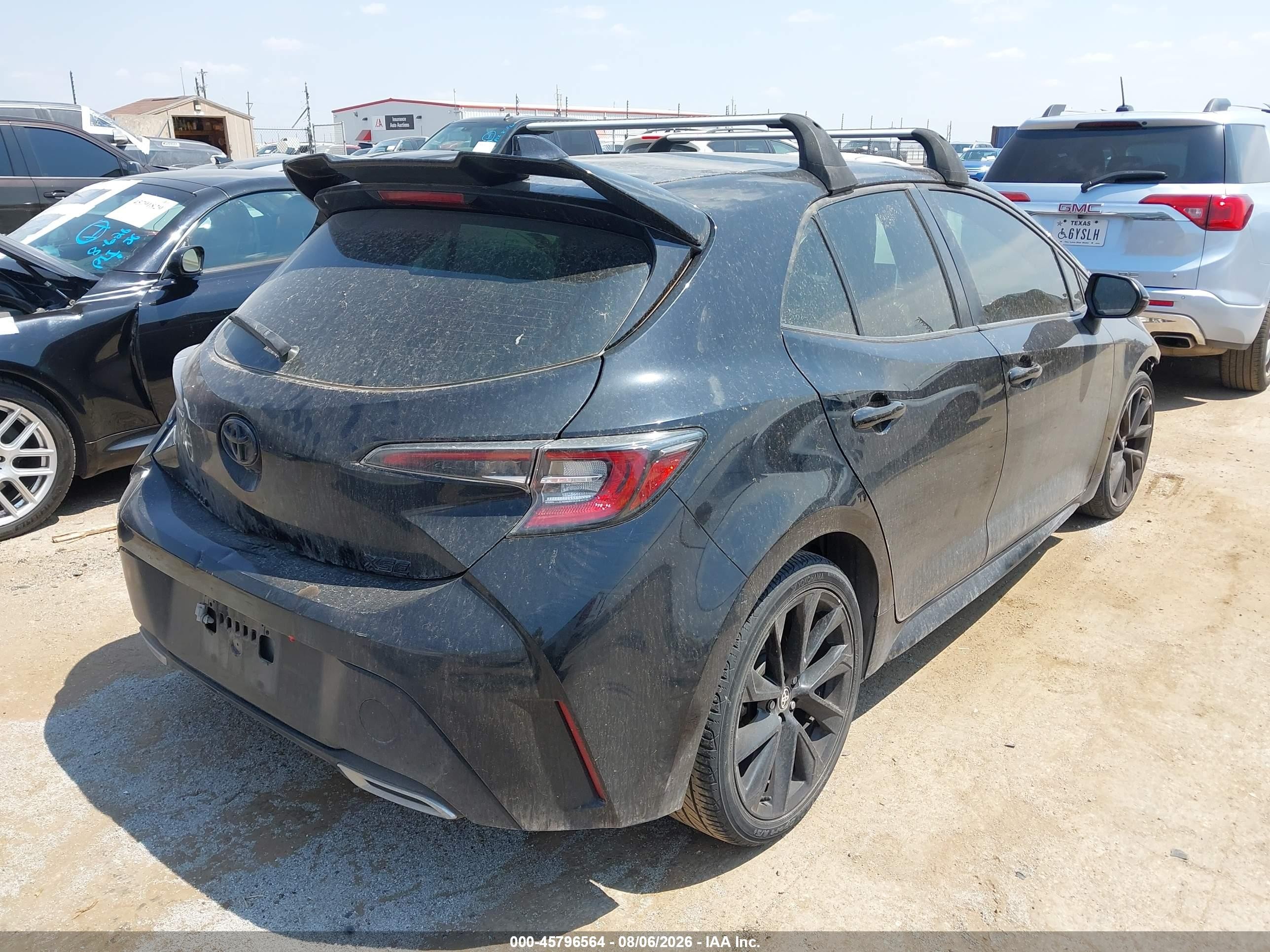 2019 Toyota Corolla Xse Black vin: JTNK4RBE0K3050985