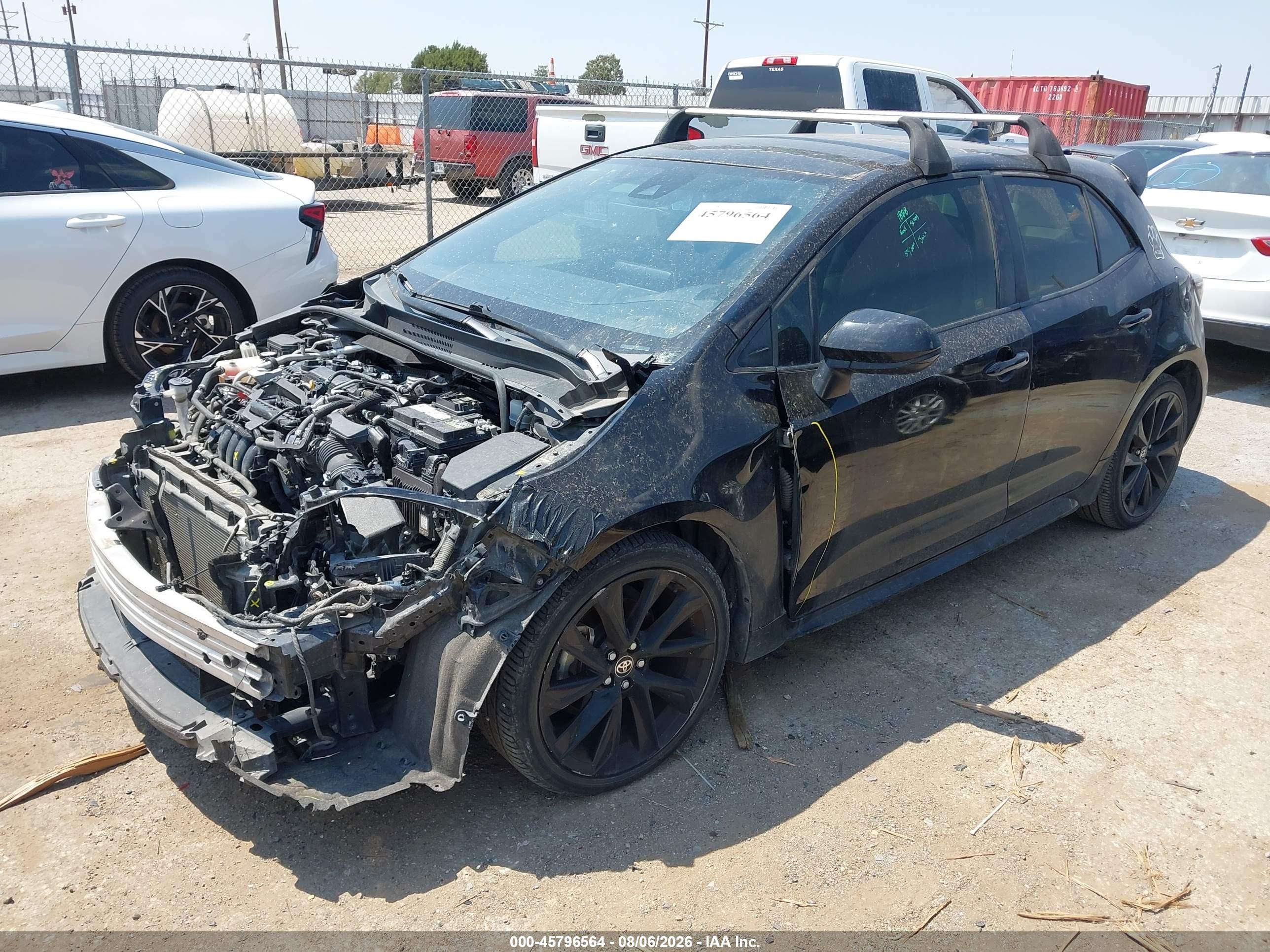 2019 Toyota Corolla Xse Black vin: JTNK4RBE0K3050985