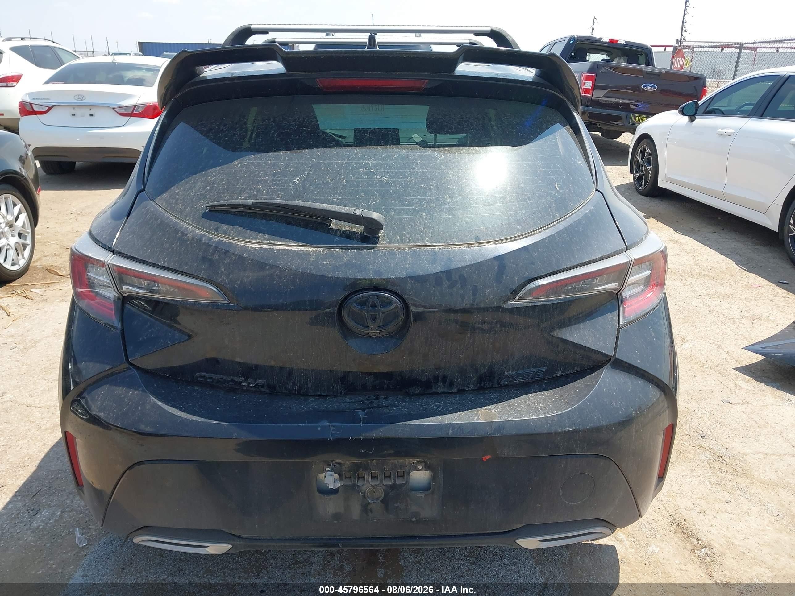 2019 Toyota Corolla Xse Black vin: JTNK4RBE0K3050985