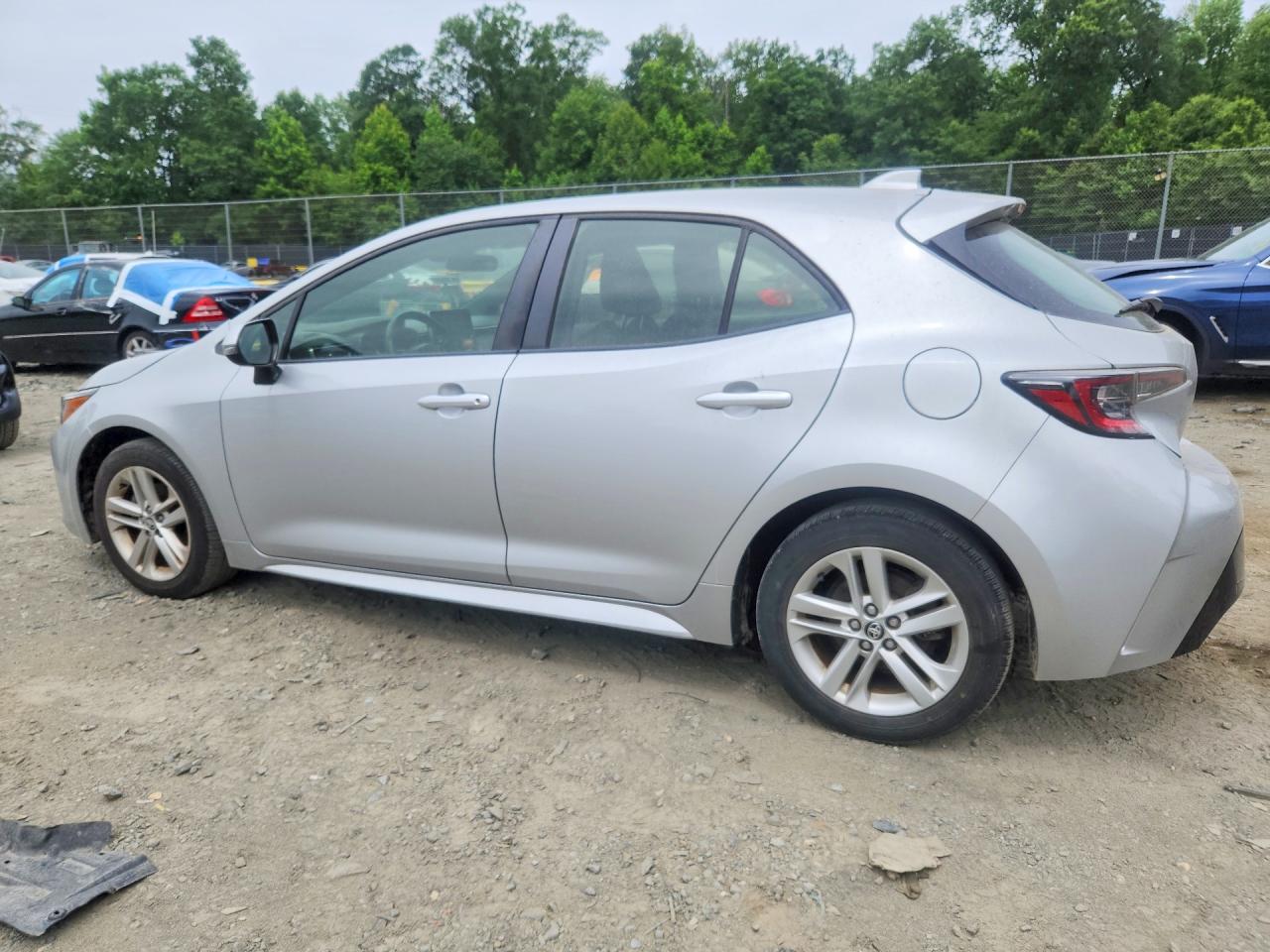 2019 Toyota Corolla Hatchback Se Silver vin: JTNK4RBE6K3040154