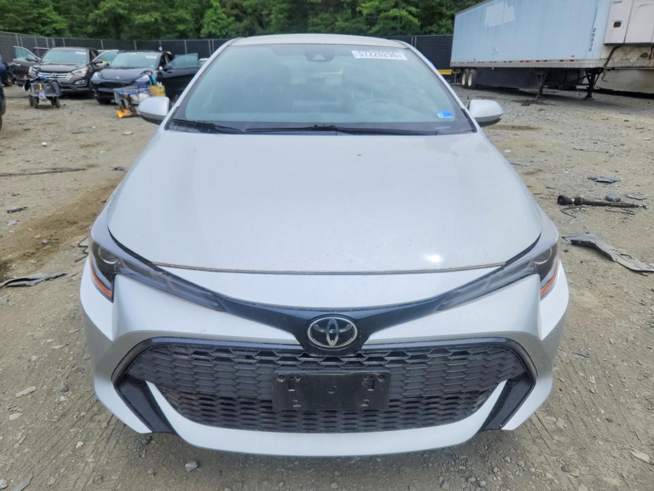 2019 Toyota Corolla Hatchback Se Silver vin: JTNK4RBE6K3040154