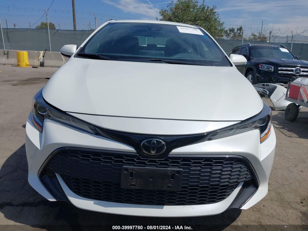 2019 Toyota Corolla Se Белый vin: JTNK4RBE8K3072989