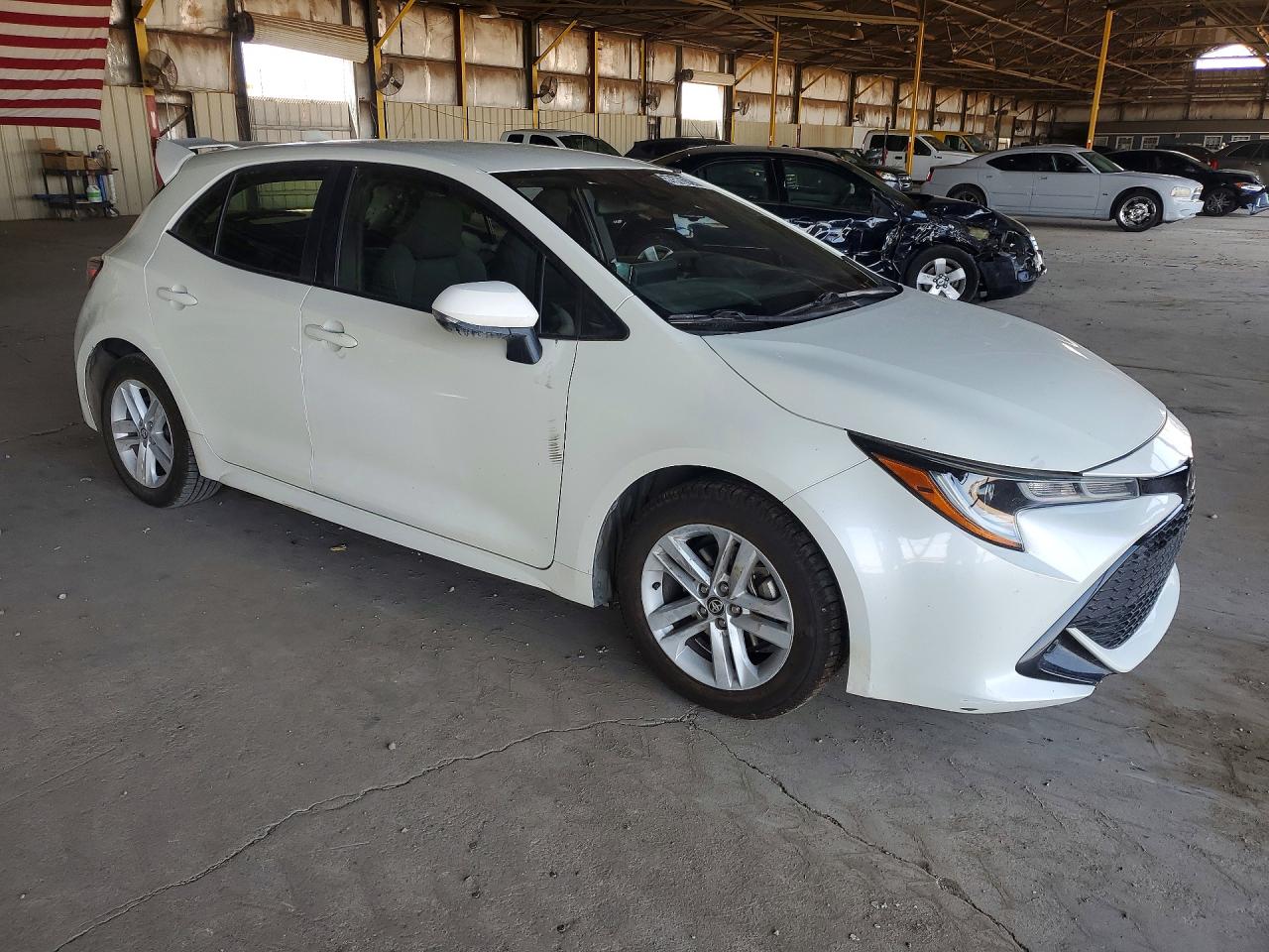 2019 Toyota Corolla Hatchback Se White vin: JTNK4RBE8K3072989