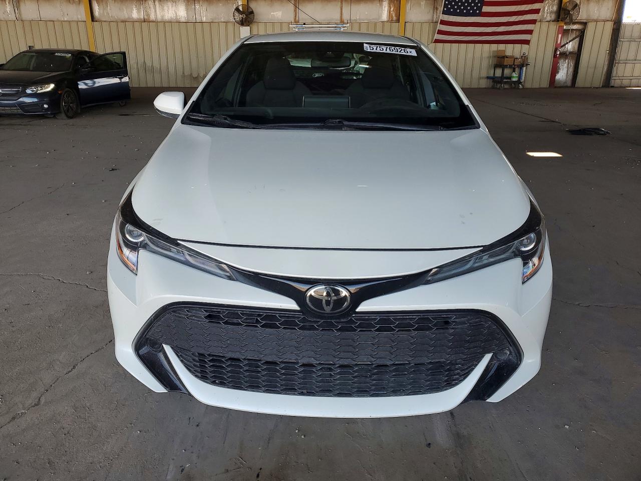 2019 Toyota Corolla Hatchback Se White vin: JTNK4RBE8K3072989