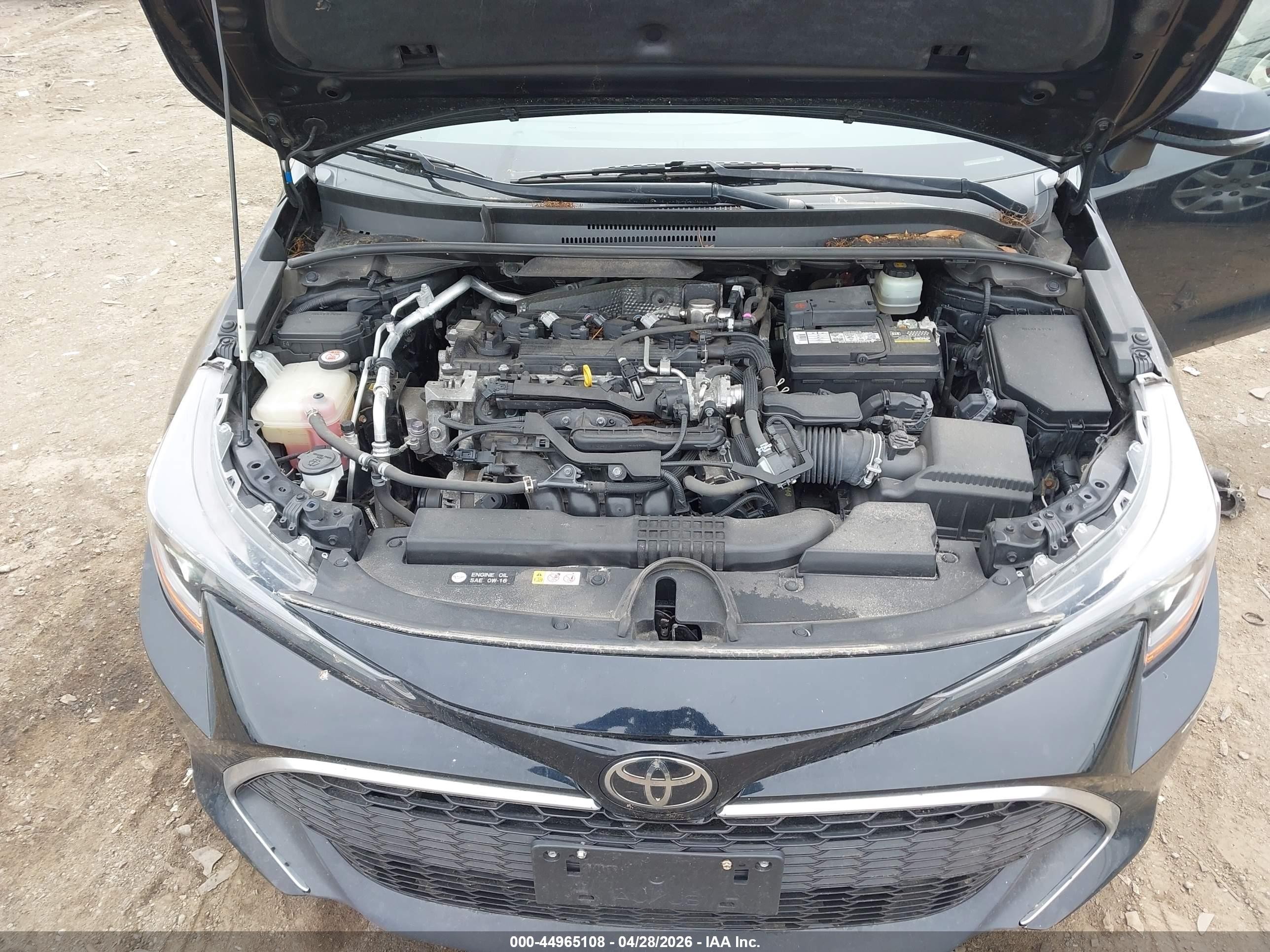 2019 Toyota Corolla Xse Черный vin: JTNK4RBEXK3026340
