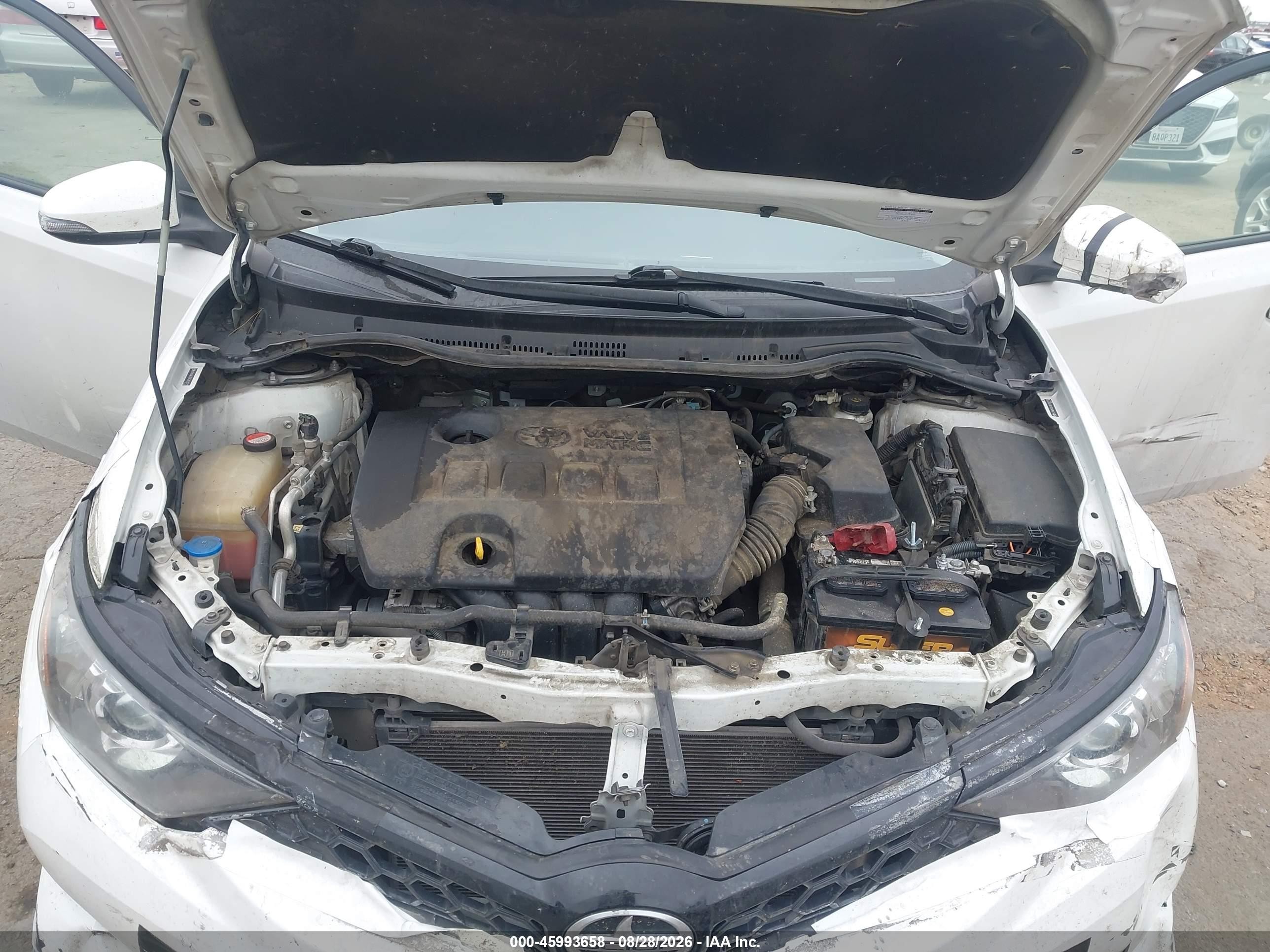 2016 Toyota Scion Im White vin: JTNKARJE4GJ520772