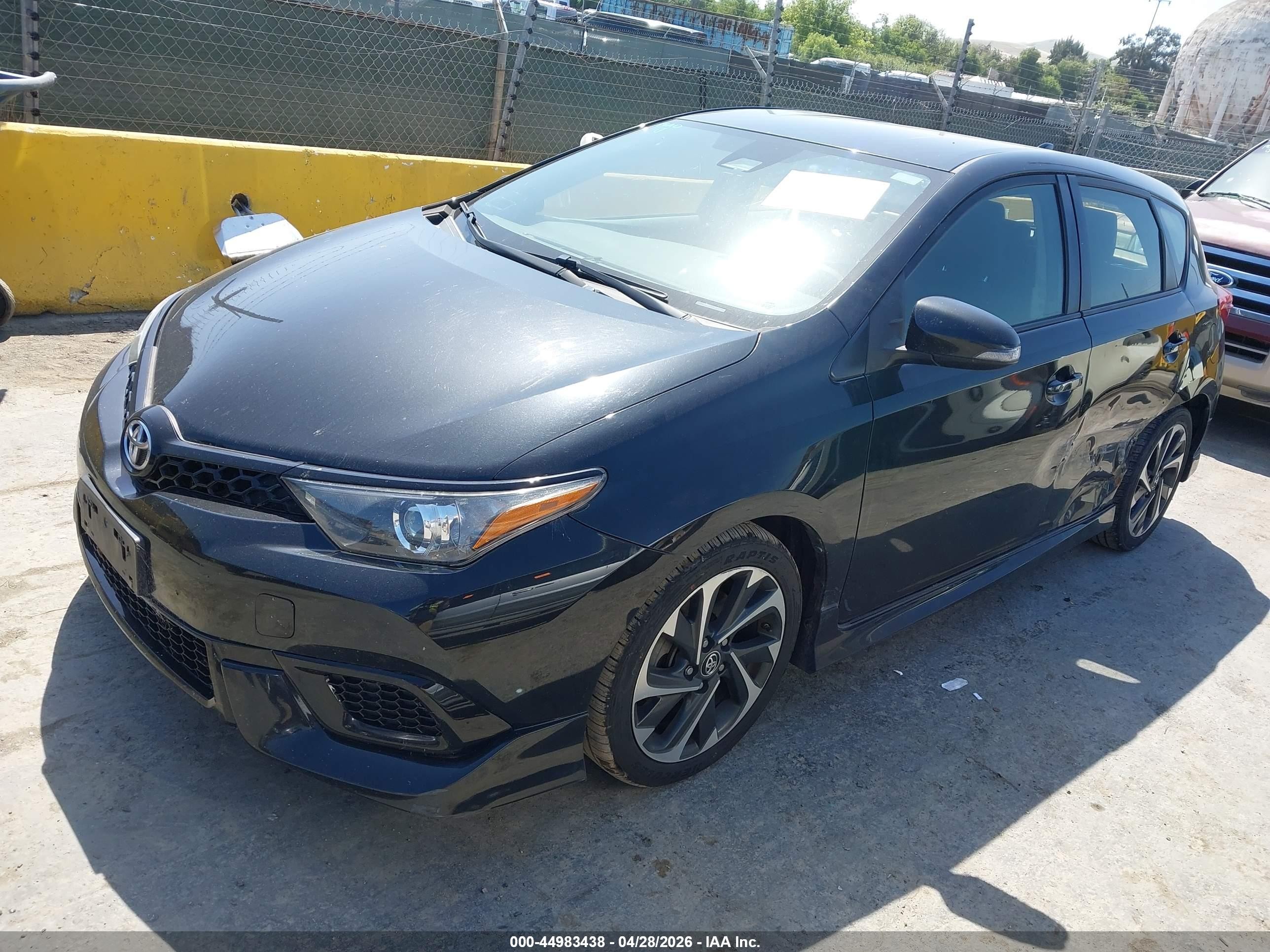 2018 Toyota Corolla Im   Черный vin: JTNKARJE5JJ572788