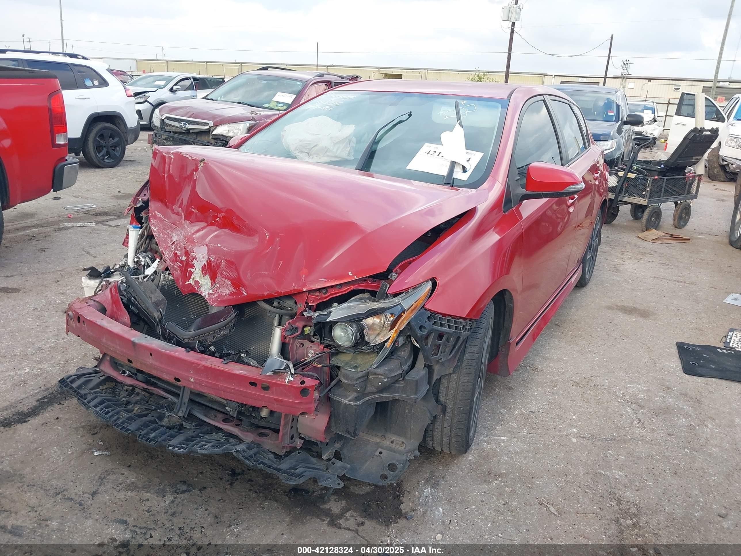 2016 Scion Im   Red vin: JTNKARJE9GJ512327