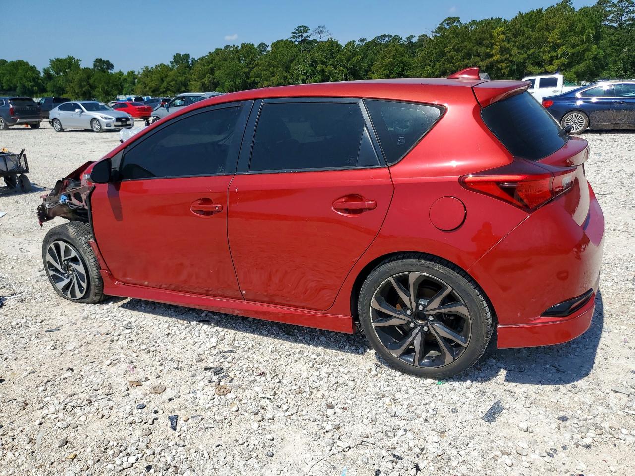 2017 Toyota Corolla Im Base Red vin: JTNKARJEXHJ535441
