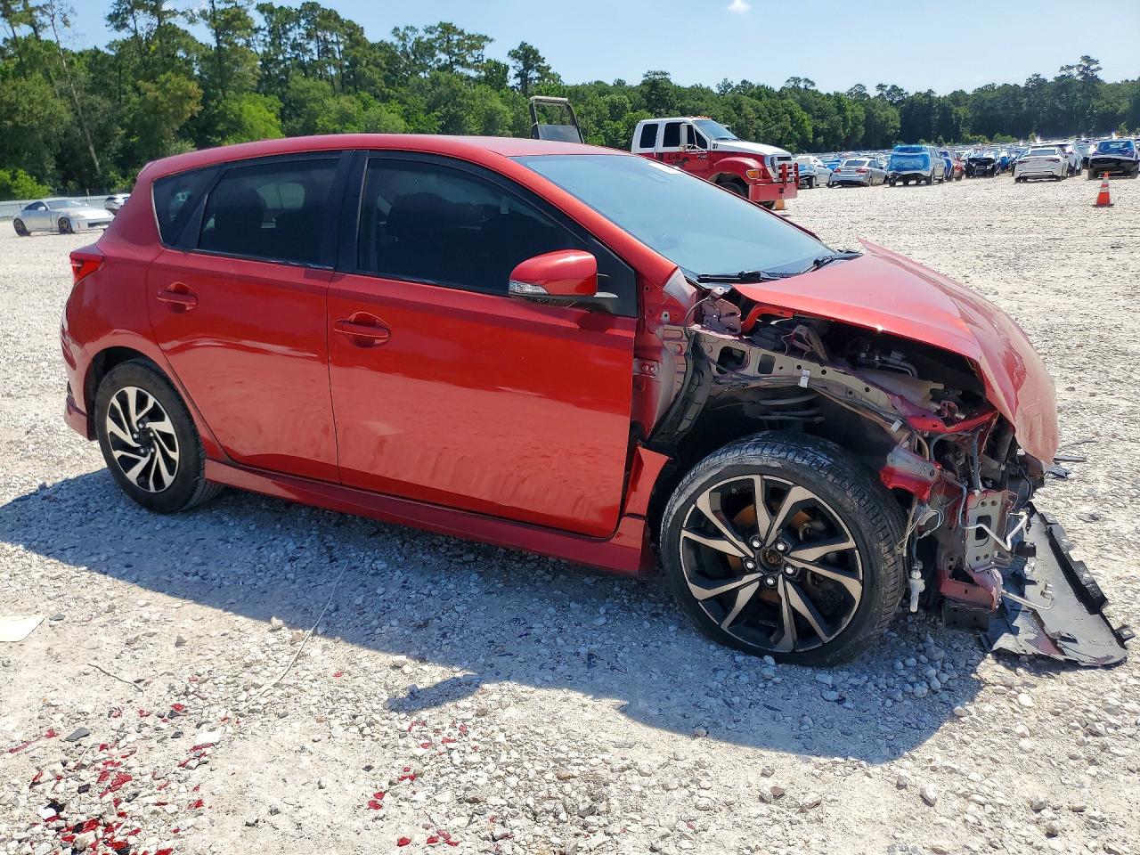 2017 Toyota Corolla Im Base Red vin: JTNKARJEXHJ535441