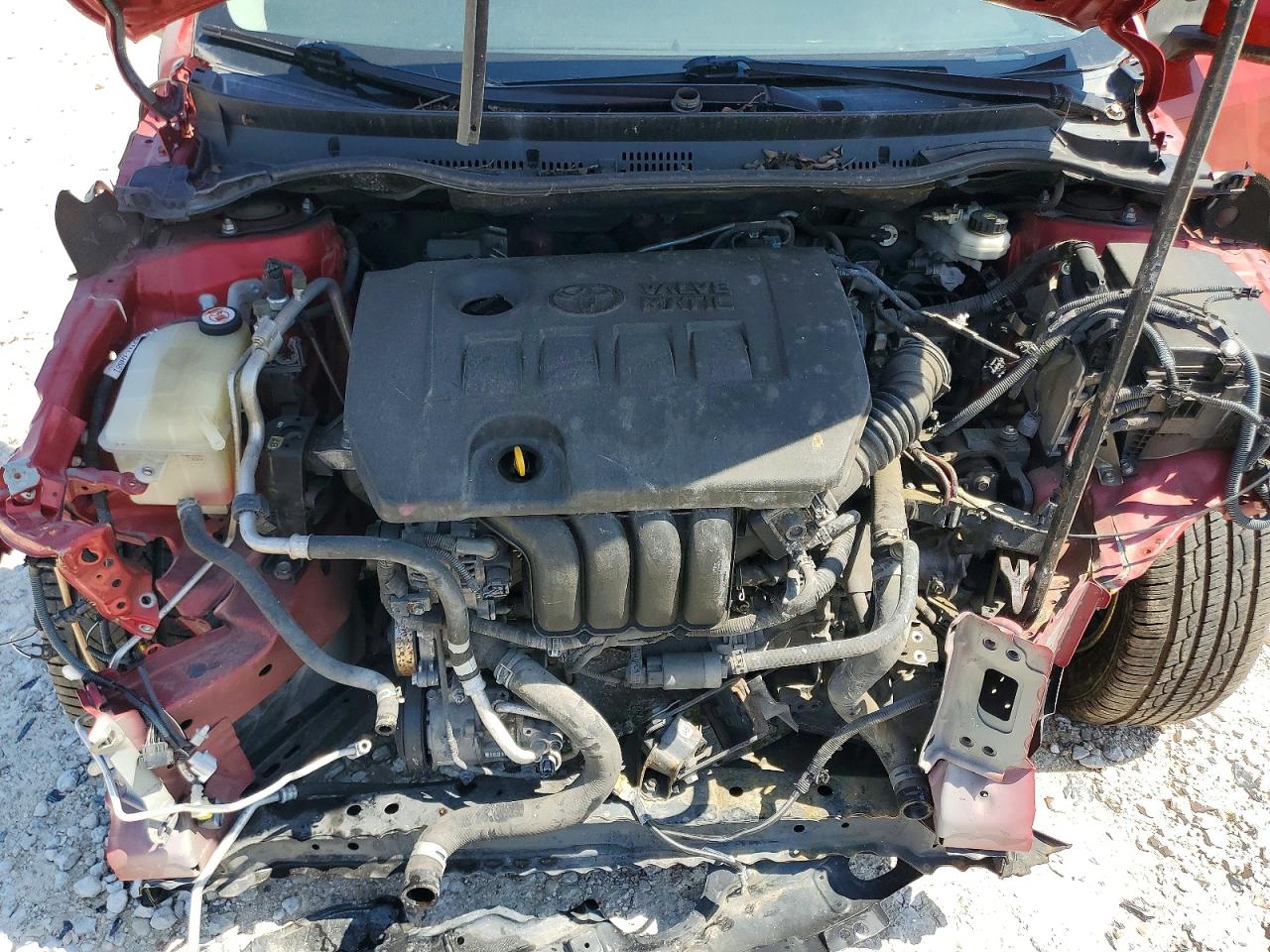2017 Toyota Corolla Im Base Red vin: JTNKARJEXHJ535441