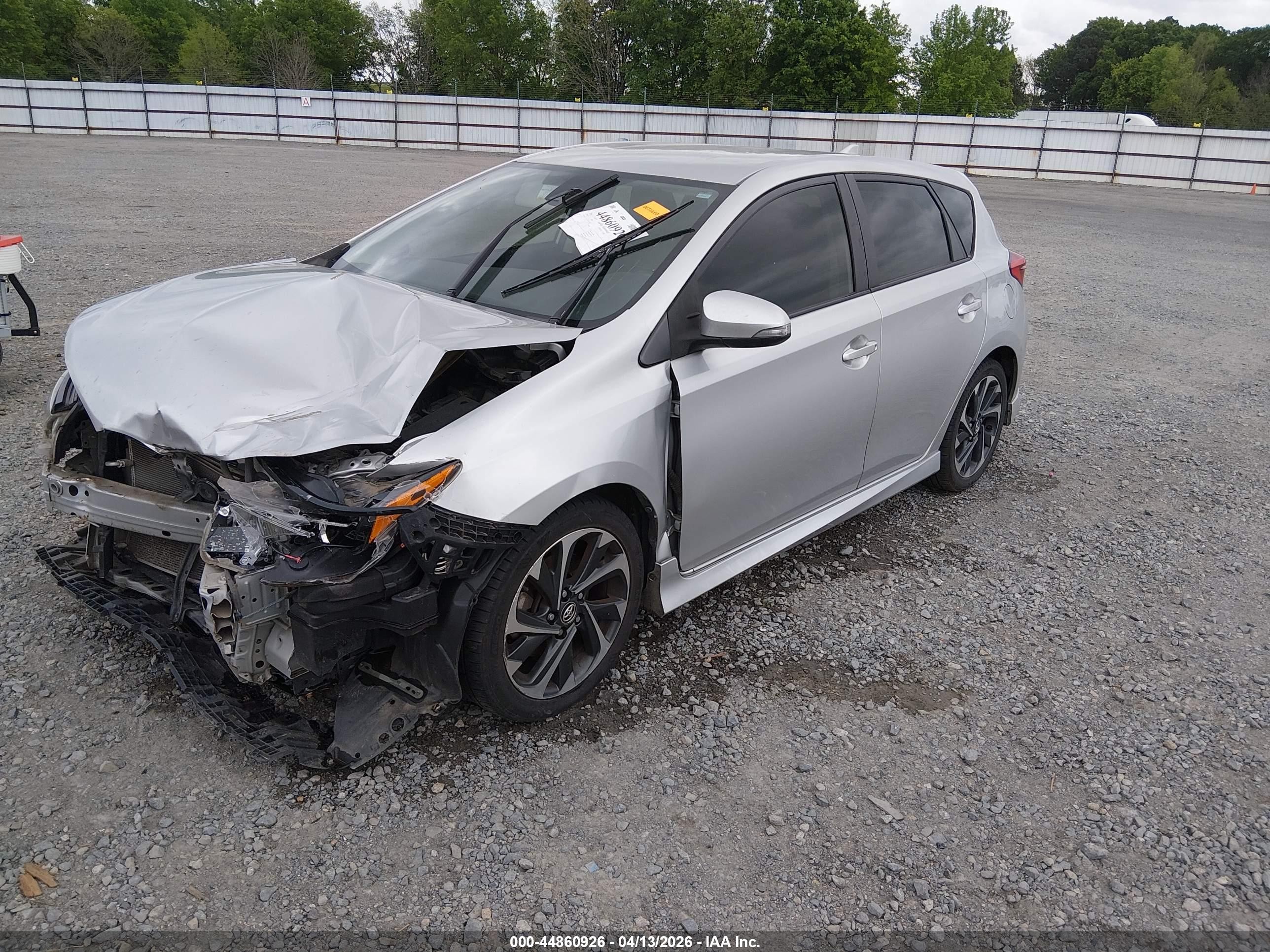 2017 Toyota Corolla Im   Silver vin: JTNKARJEXHJ545581
