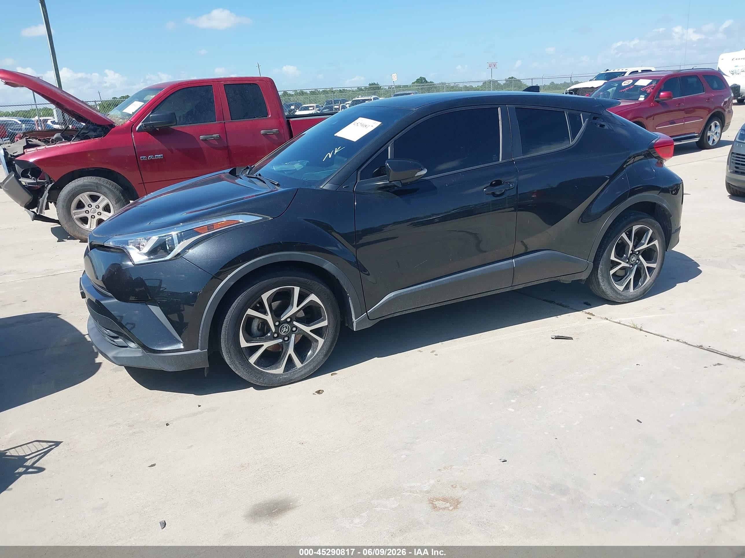2019 Toyota C-hr Xle Black vin: JTNKHMBX0K1042311