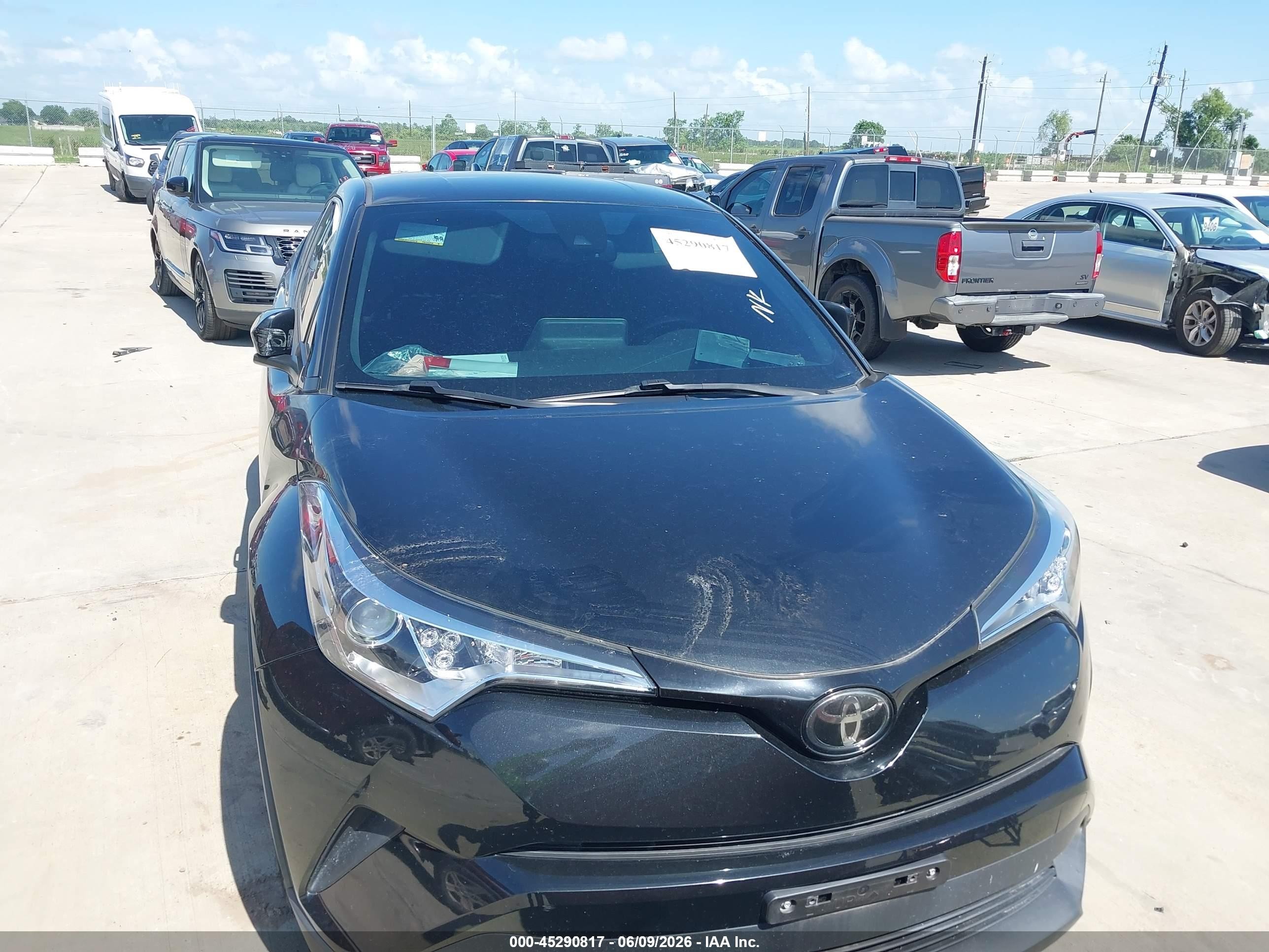 2019 Toyota C-hr Xle Black vin: JTNKHMBX0K1042311