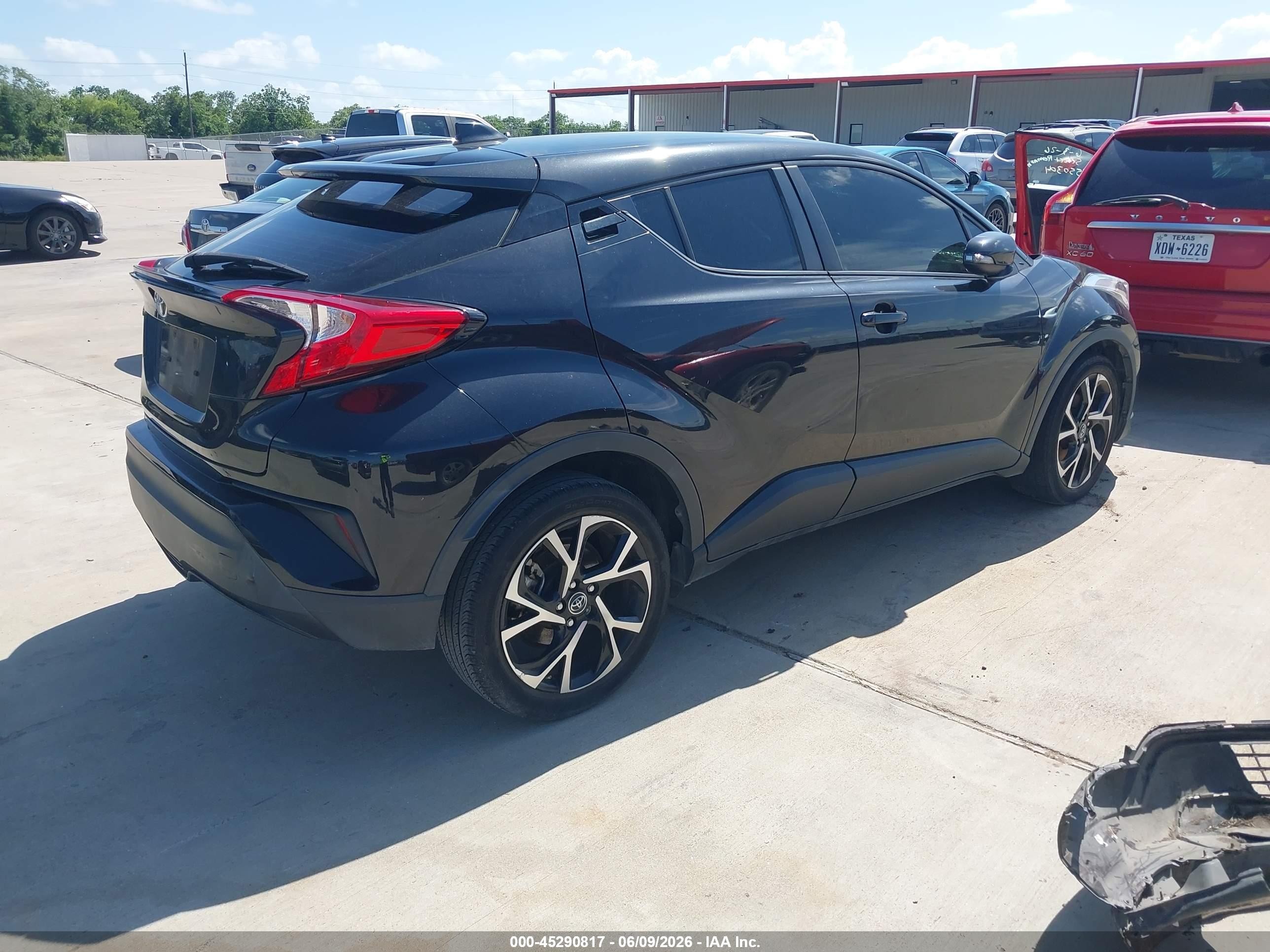 2019 Toyota C-hr Xle Black vin: JTNKHMBX0K1042311