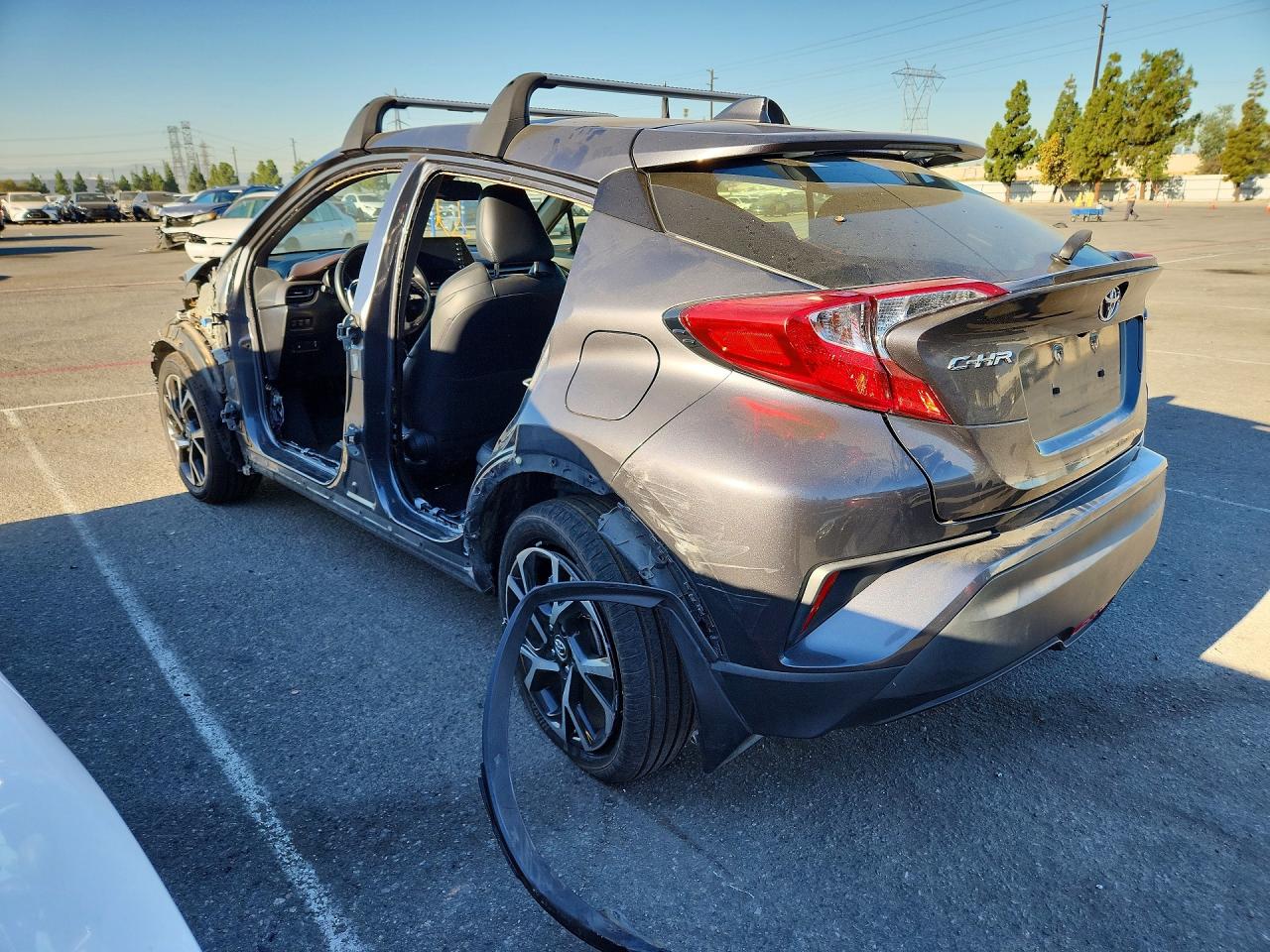 2019 Toyota C-hr Limited Charcoal vin: JTNKHMBX1K1053771