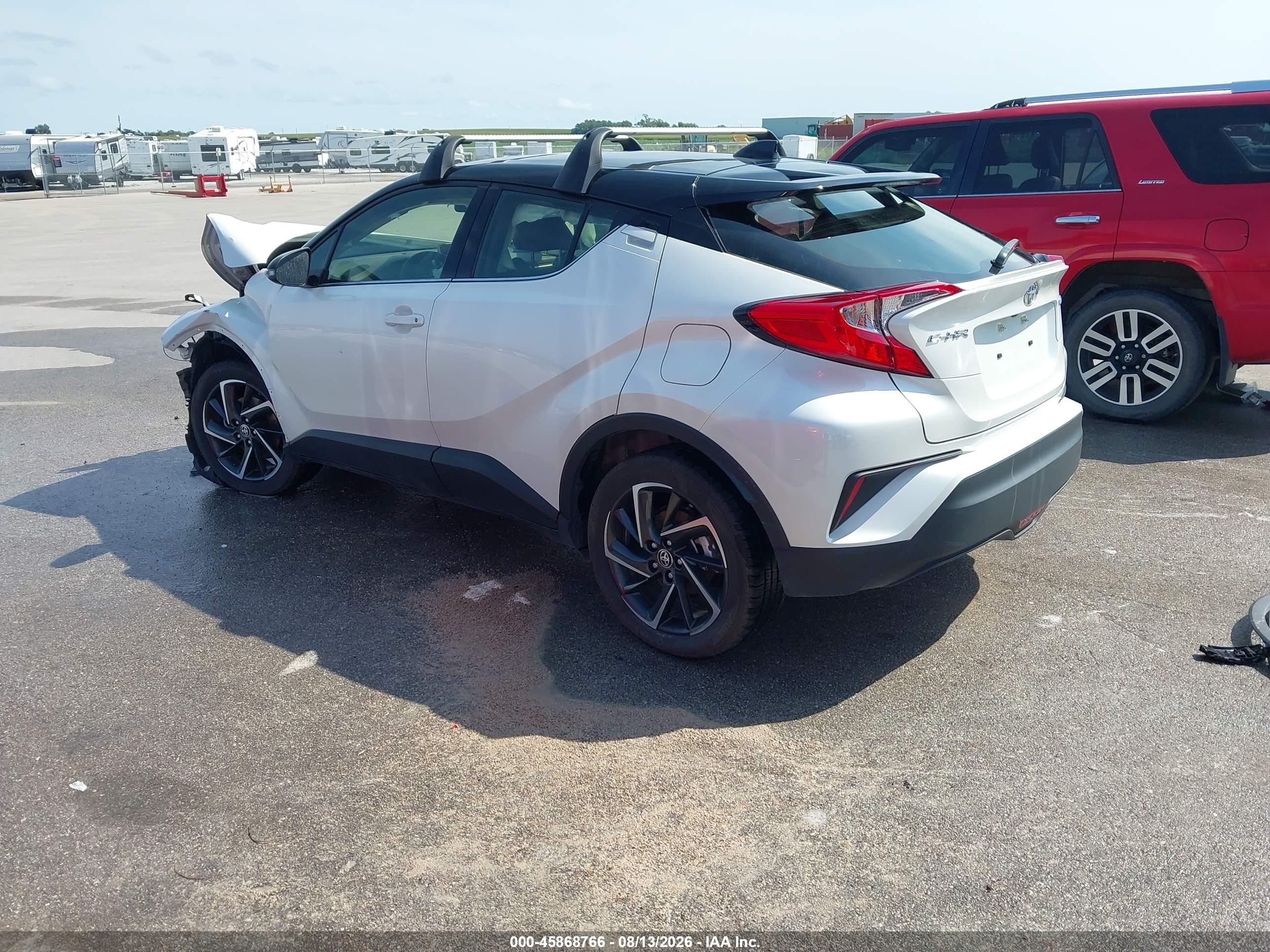 2020 Toyota C-hr Limited White vin: JTNKHMBX5L1088735