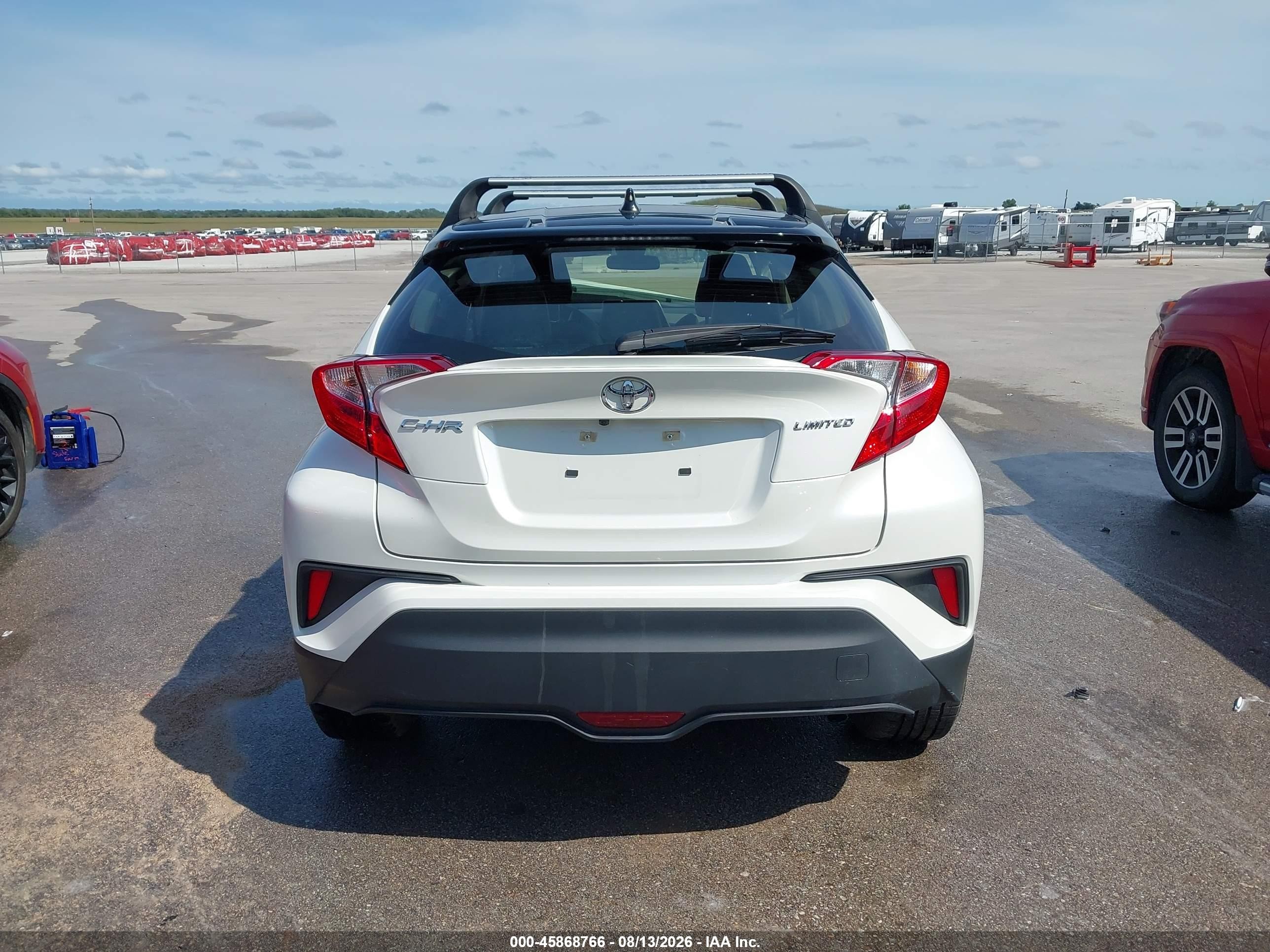 2020 Toyota C-hr Limited White vin: JTNKHMBX5L1088735