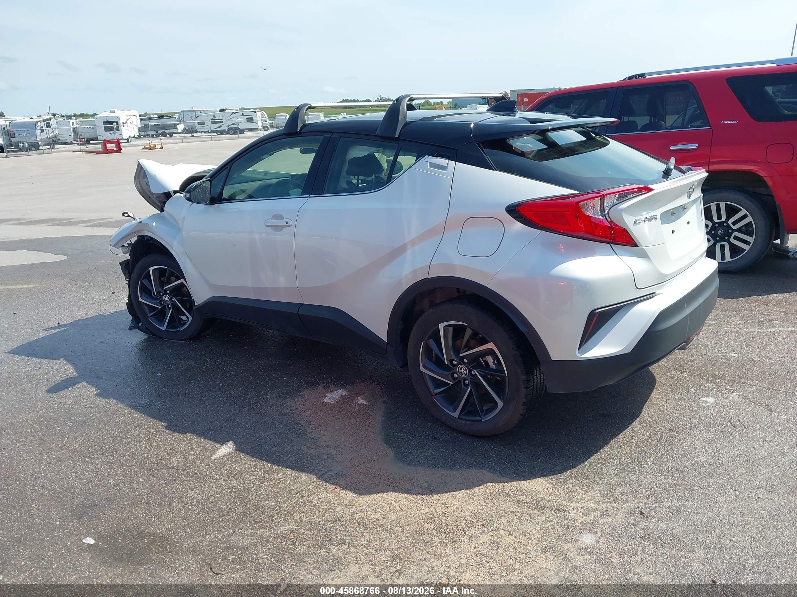 2020 Toyota C-hr Limited White vin: JTNKHMBX5L1088735