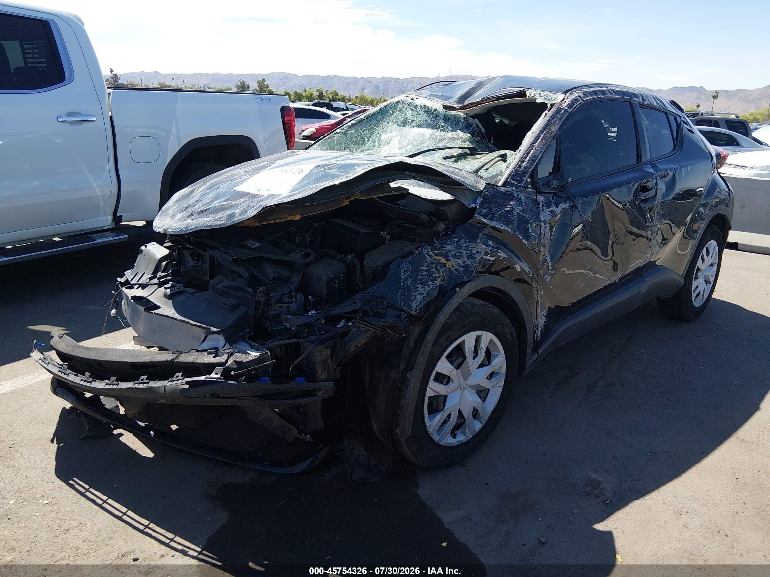 2020 Toyota C-hr Le Black vin: JTNKHMBX7L1091877