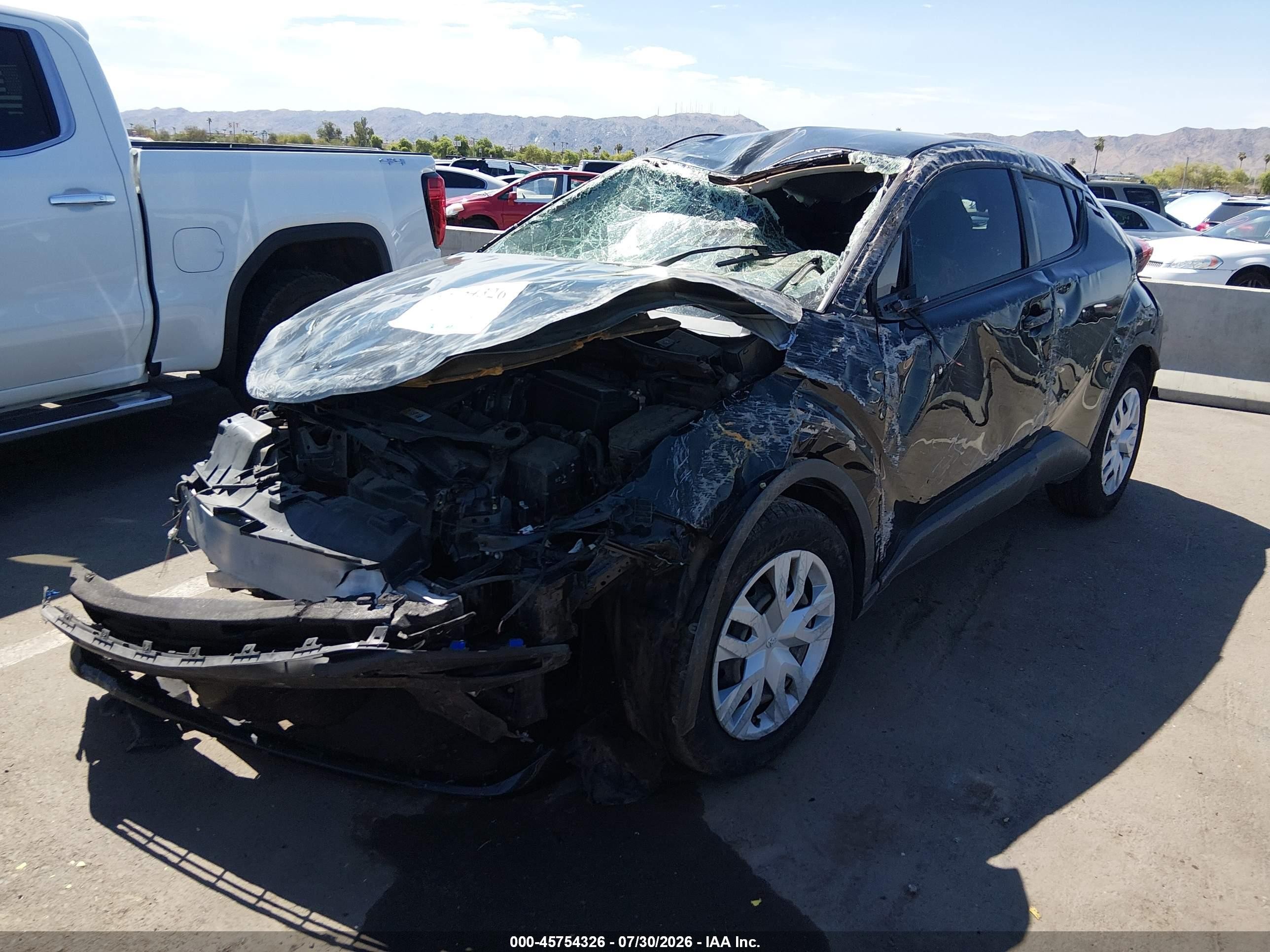 2020 Toyota C-hr Le Black vin: JTNKHMBX7L1091877