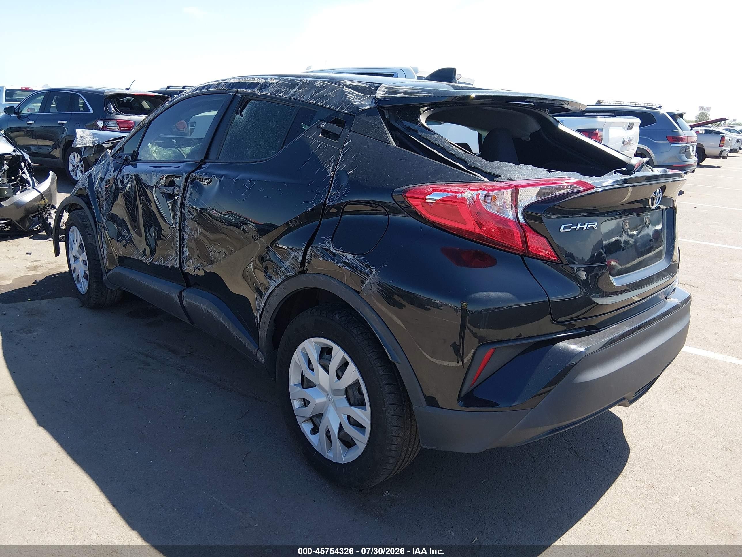 2020 Toyota C-hr Le Black vin: JTNKHMBX7L1091877