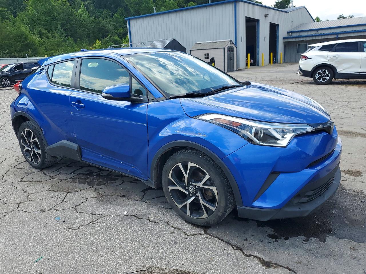 2019 Toyota C-hr Xle Blue vin: JTNKHMBX9K1025250