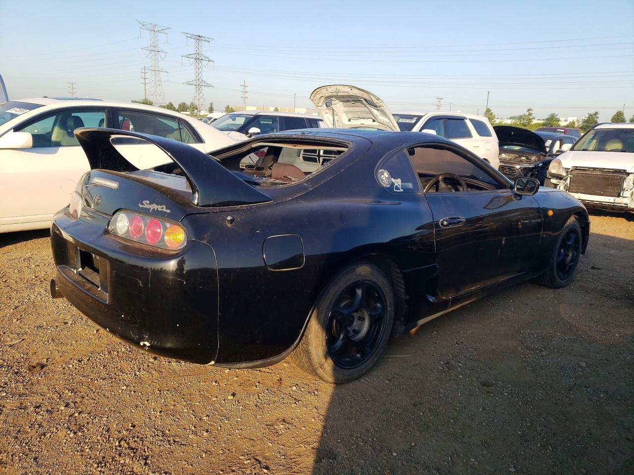 1993 Toyota Supra Black vin: JZA800004454