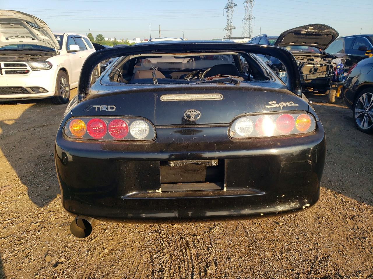 1993 Toyota Supra Black vin: JZA800004454