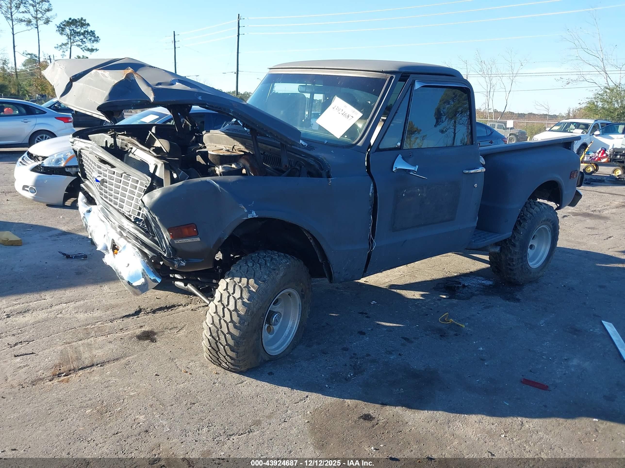 1971 Chevrolet C10   Серый vin: KE141F602760     