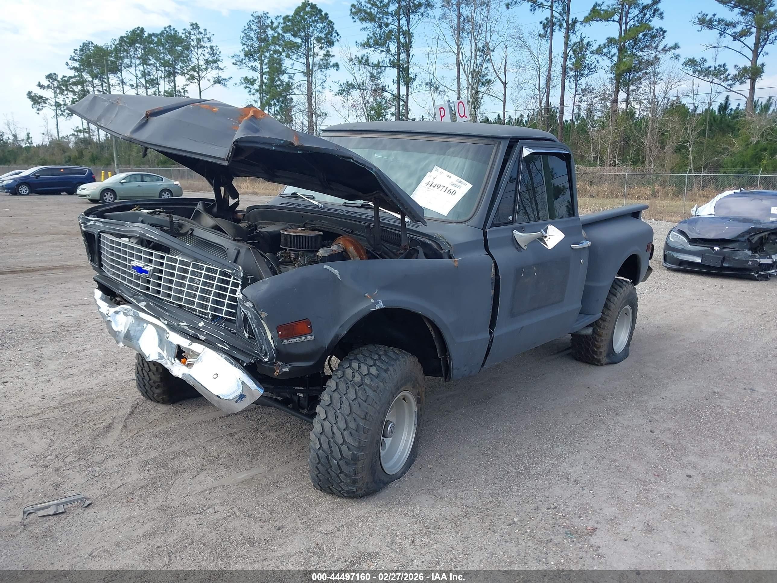 1971 Chevrolet C10   Черный vin: KE141F602760     