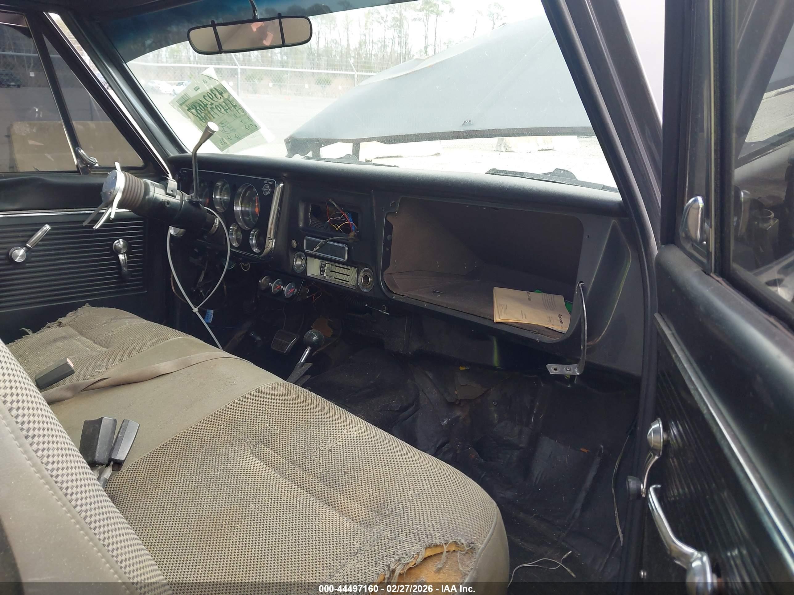 1971 Chevrolet C10   Черный vin: KE141F602760     