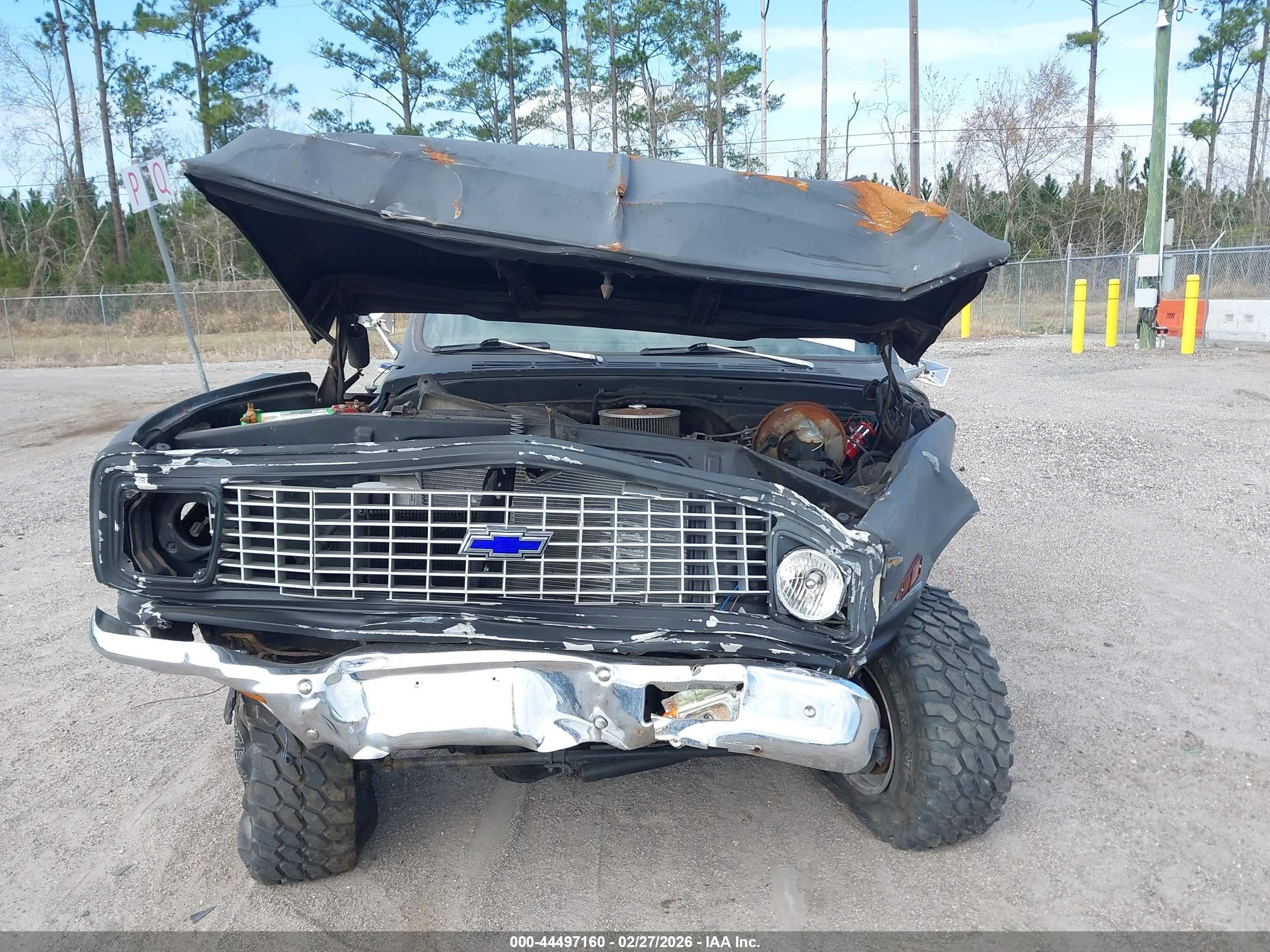 1971 Chevrolet C10   Черный vin: KE141F602760     