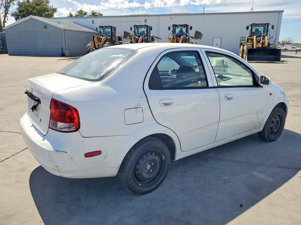 2004 Chevrolet Aveo White vin: KL1TD52644B188703