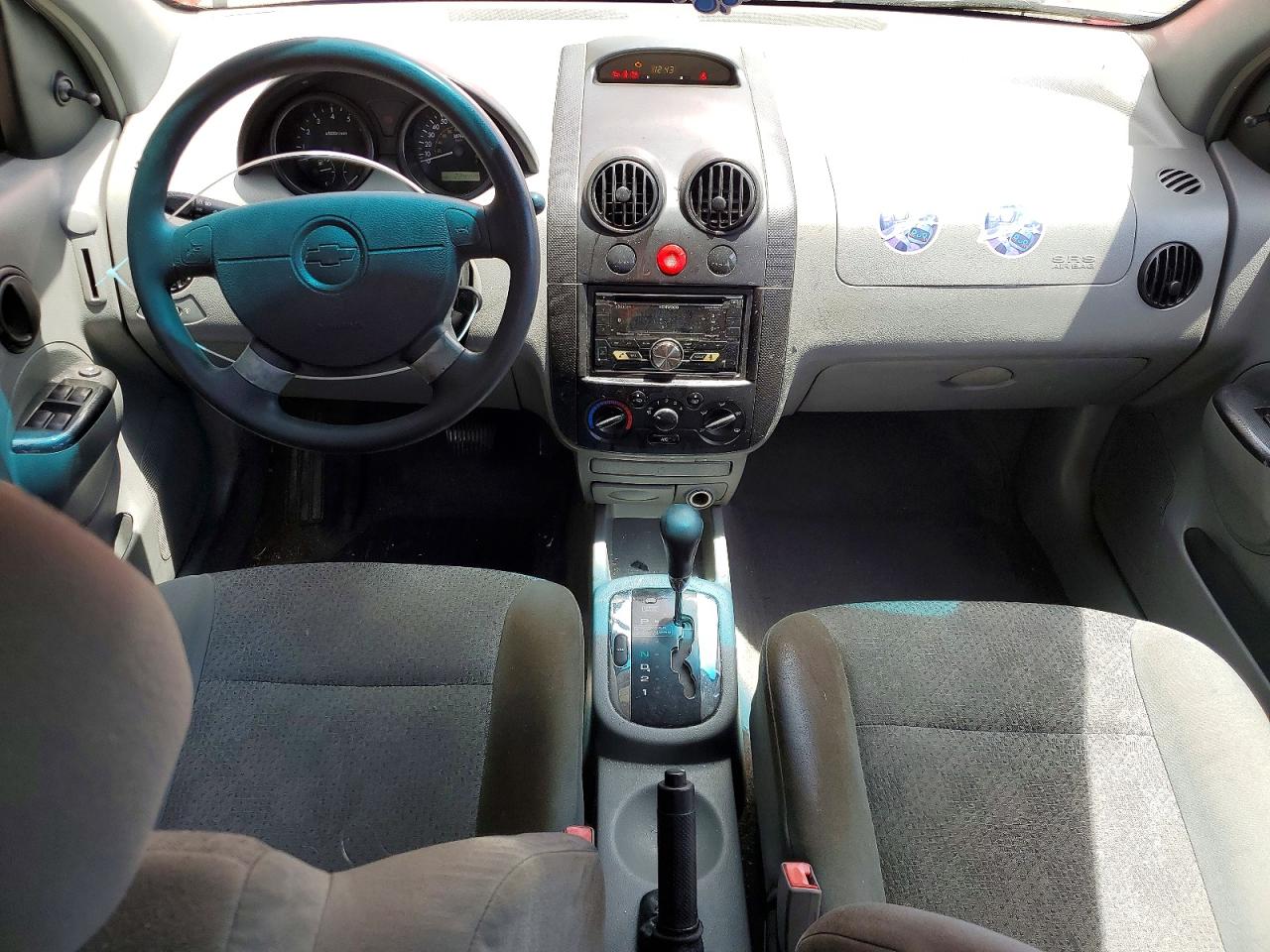 2005 Chevrolet Aveo Base Red vin: KL1TD52645B452780