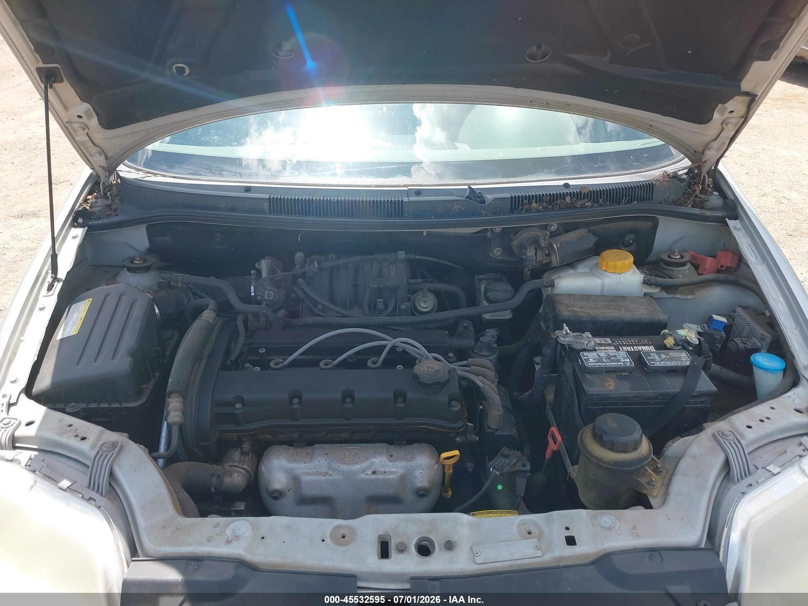 2005 Chevrolet Aveo Ls Серый vin: KL1TD52665B450805