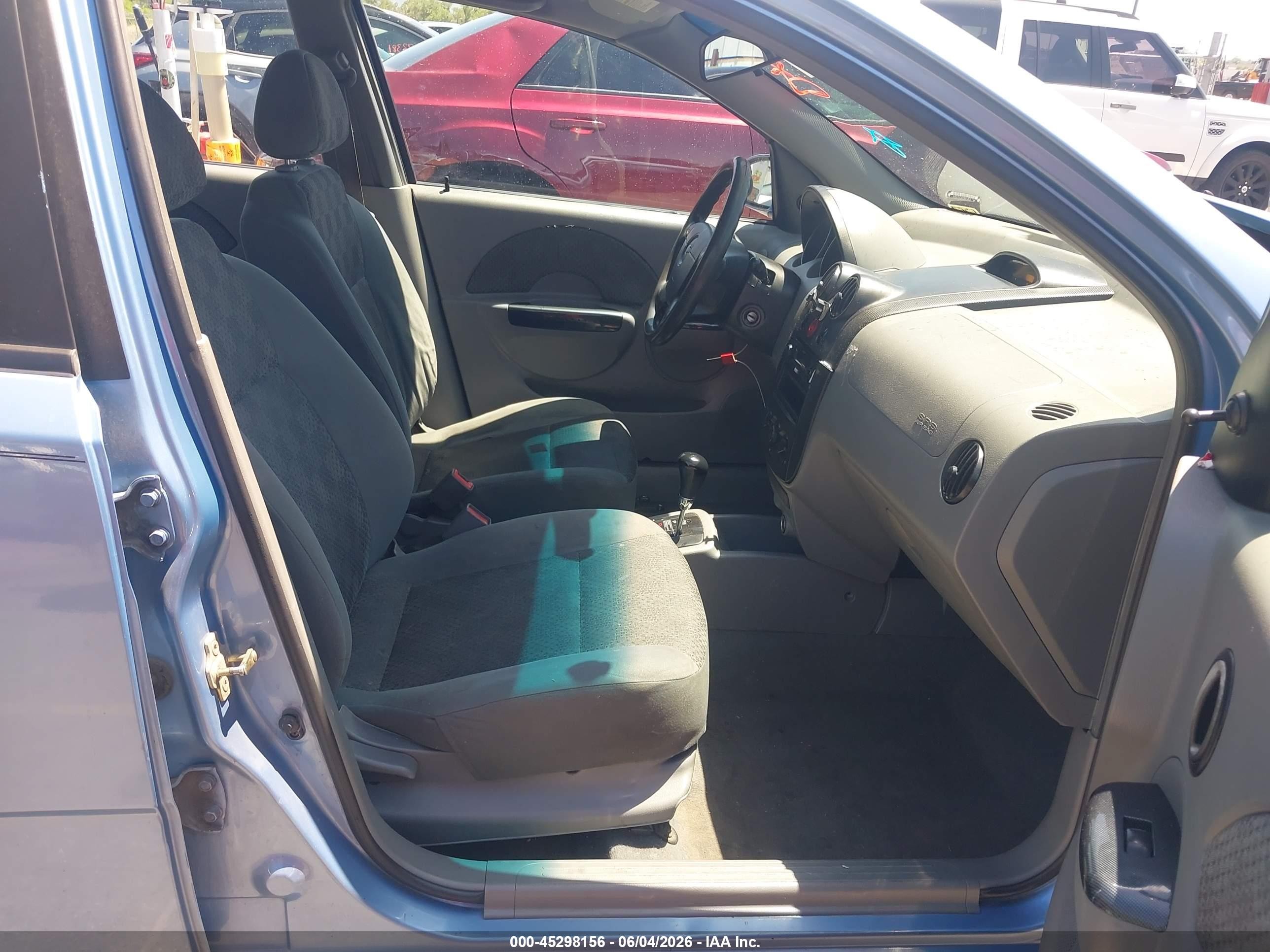 2005 Chevrolet Aveo Ls Blue vin: KL1TD52685B371054