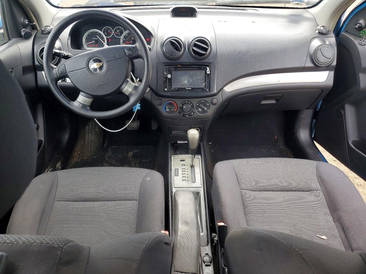 2007 Chevrolet Aveo Base Blue vin: KL1TD56607B144874