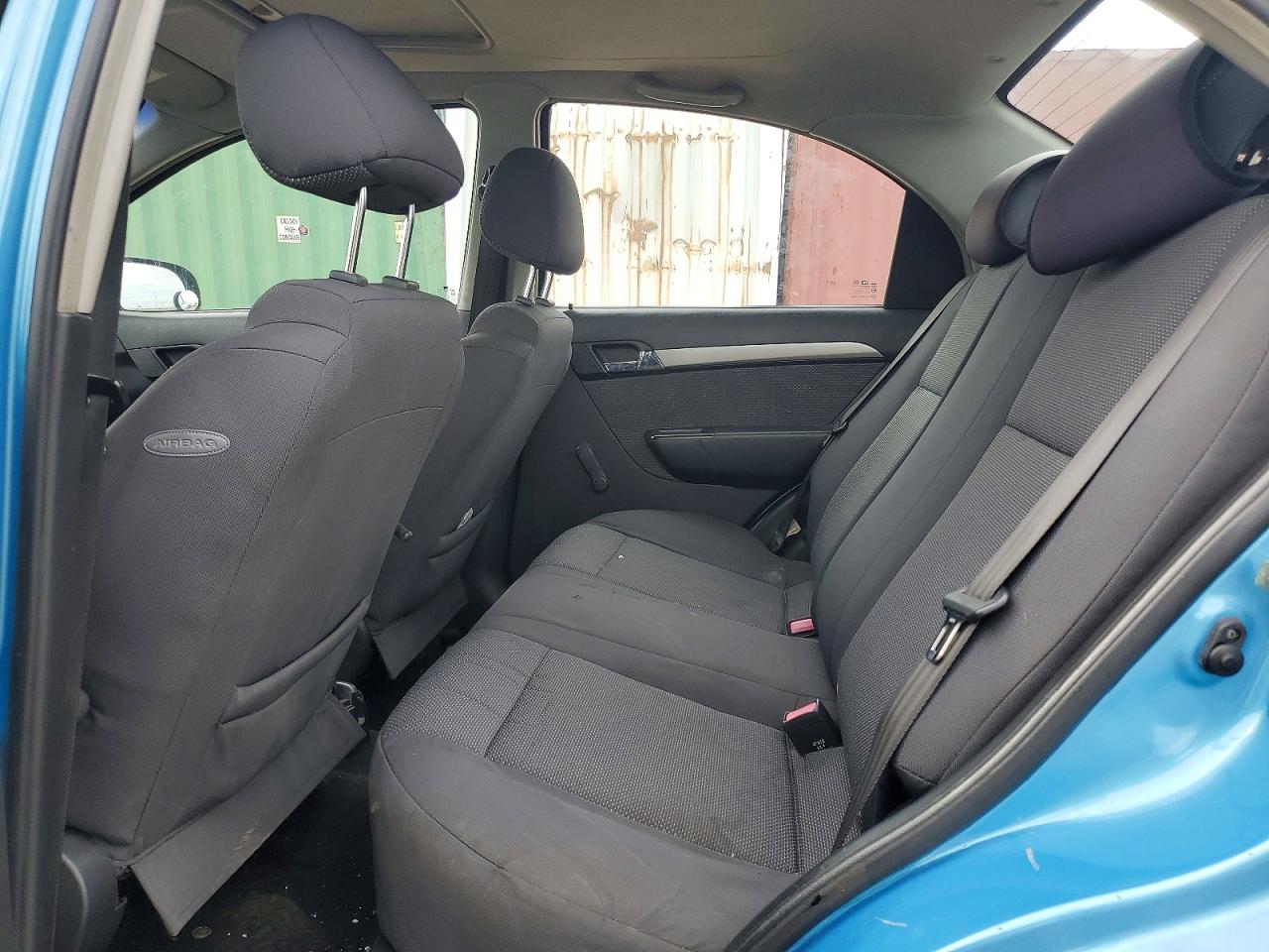 2007 Chevrolet Aveo Base Blue vin: KL1TD56607B144874