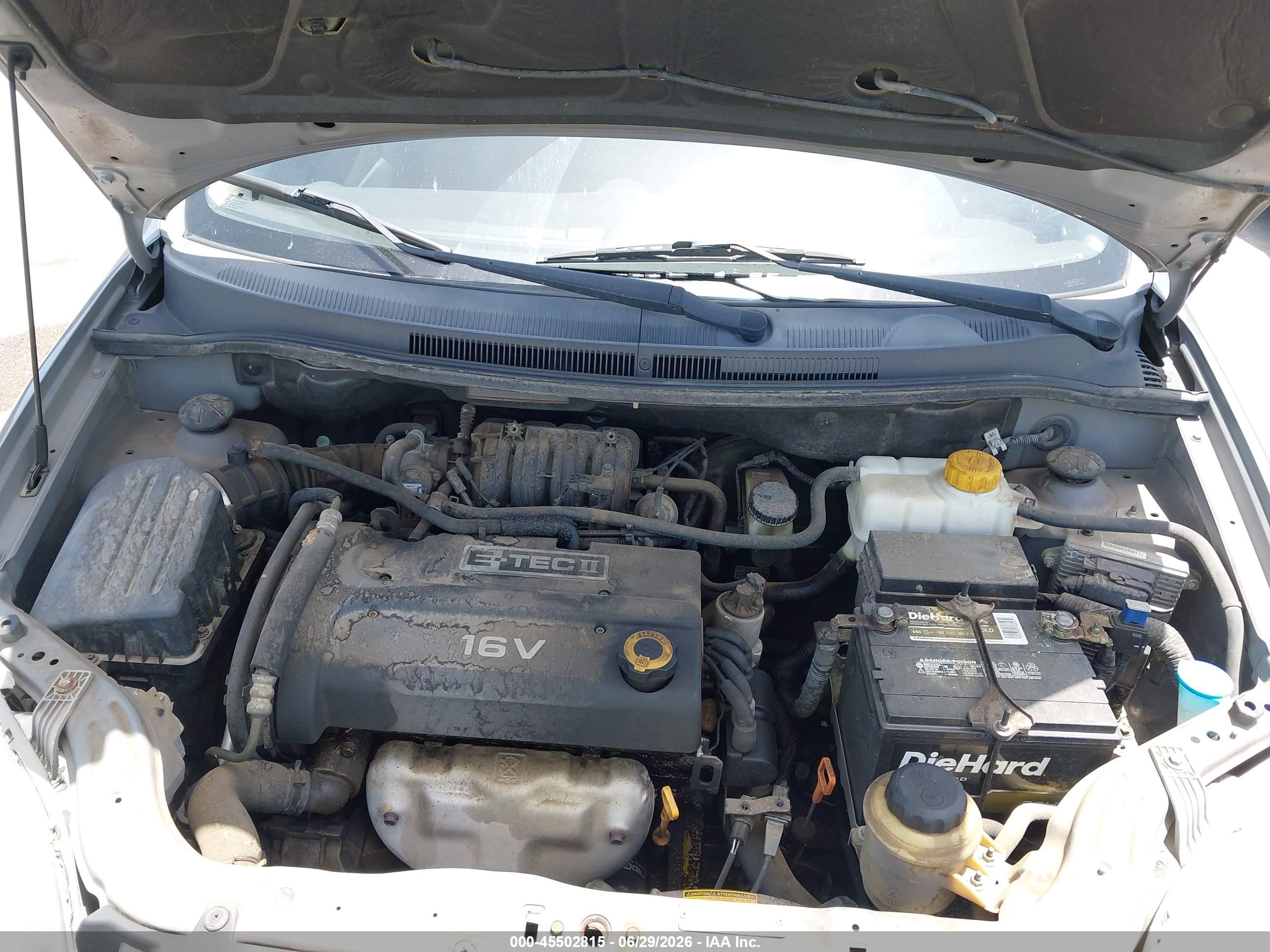 2007 Chevrolet Aveo Ls Gray vin: KL1TD56607B158368