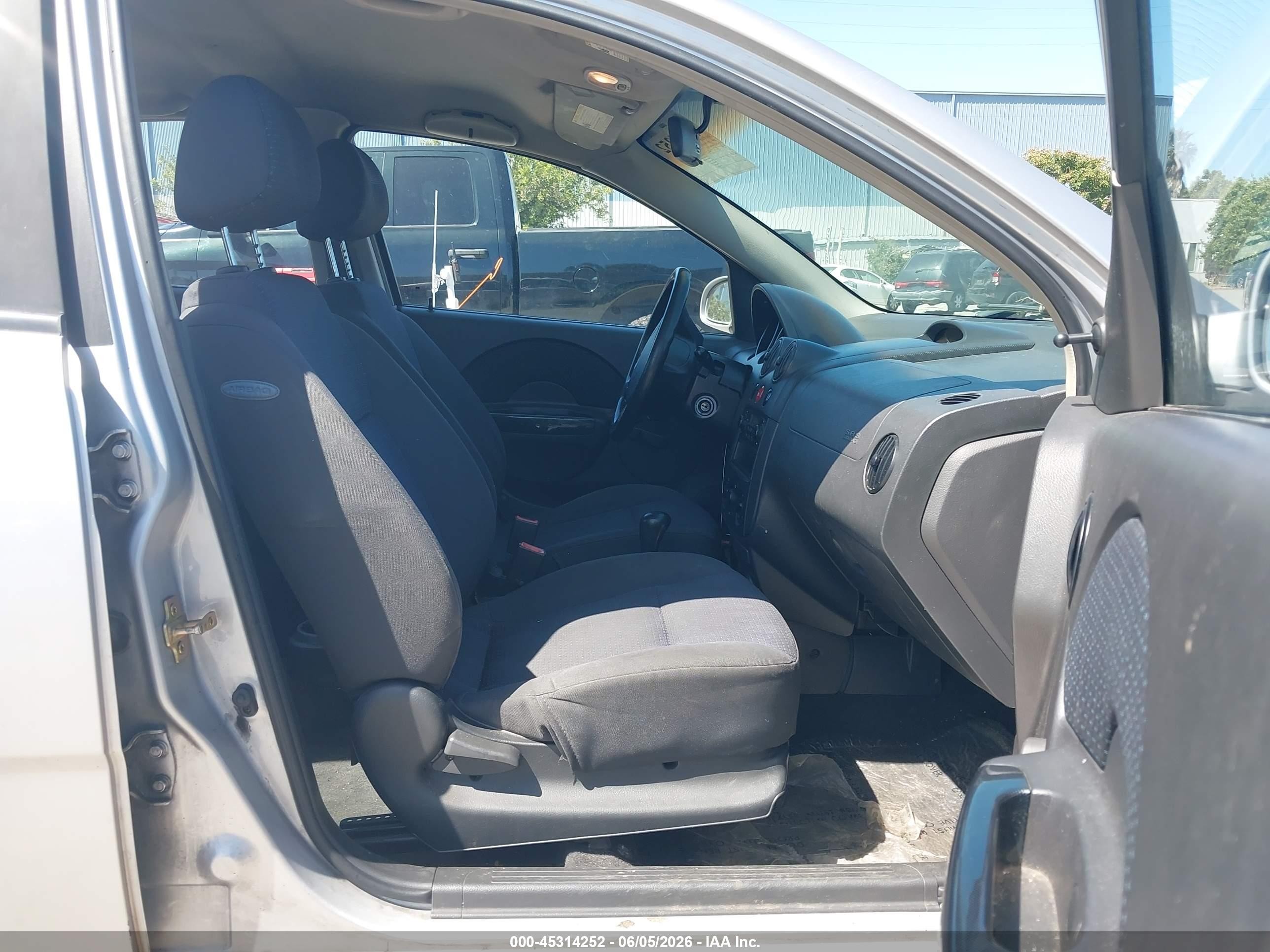2006 Chevrolet Aveo Ls Silver vin: KL1TD56616B524112