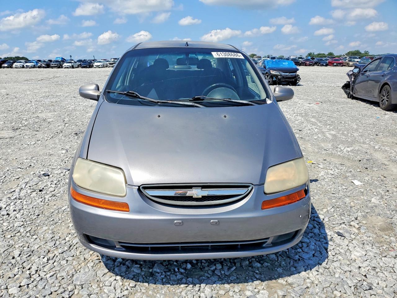 2006 Chevrolet Aveo Base/ls Gray vin: KL1TD56626B642881