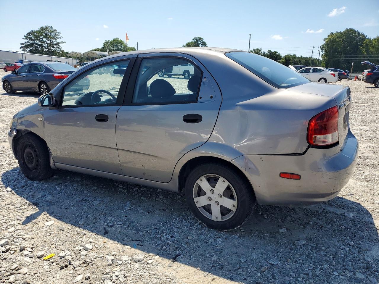 2006 Chevrolet Aveo Base/ls Gray vin: KL1TD56626B642881