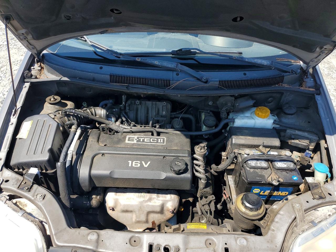 2006 Chevrolet Aveo Base/ls Gray vin: KL1TD56626B642881