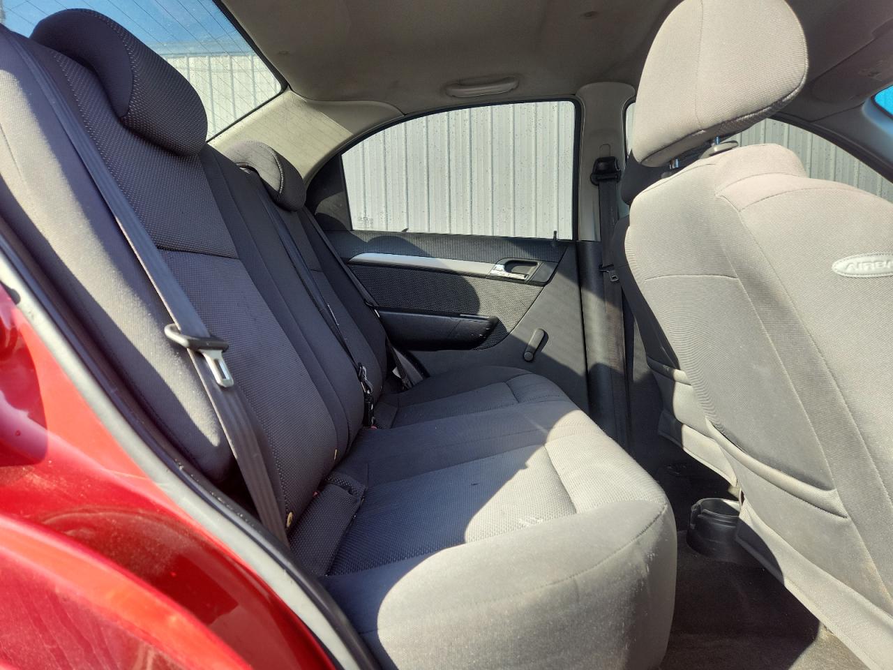 2008 Chevrolet Aveo Base Красный vin: KL1TD56628B089412