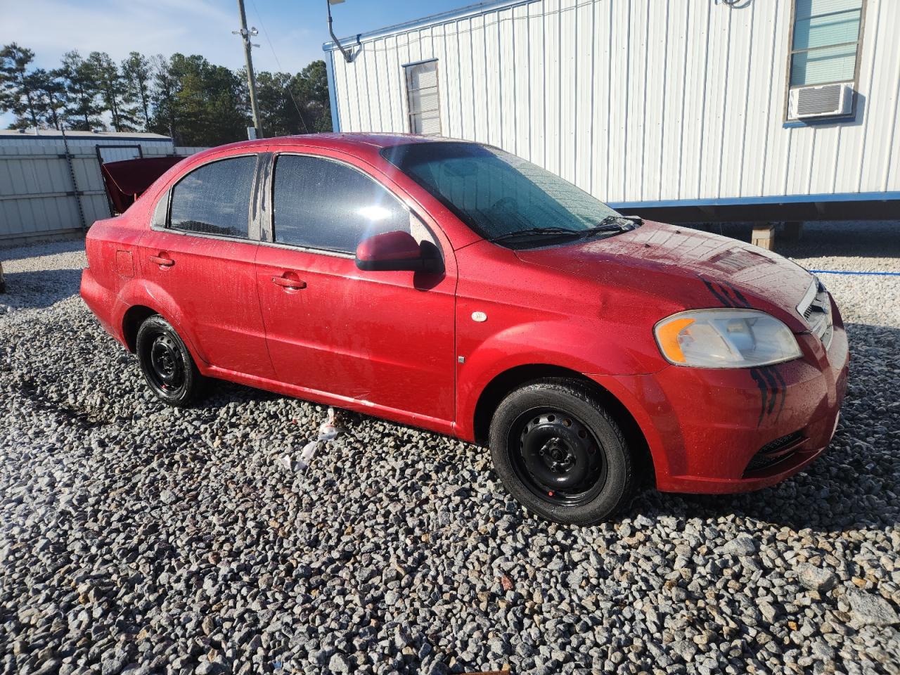 2008 Chevrolet Aveo Base Красный vin: KL1TD56628B089412