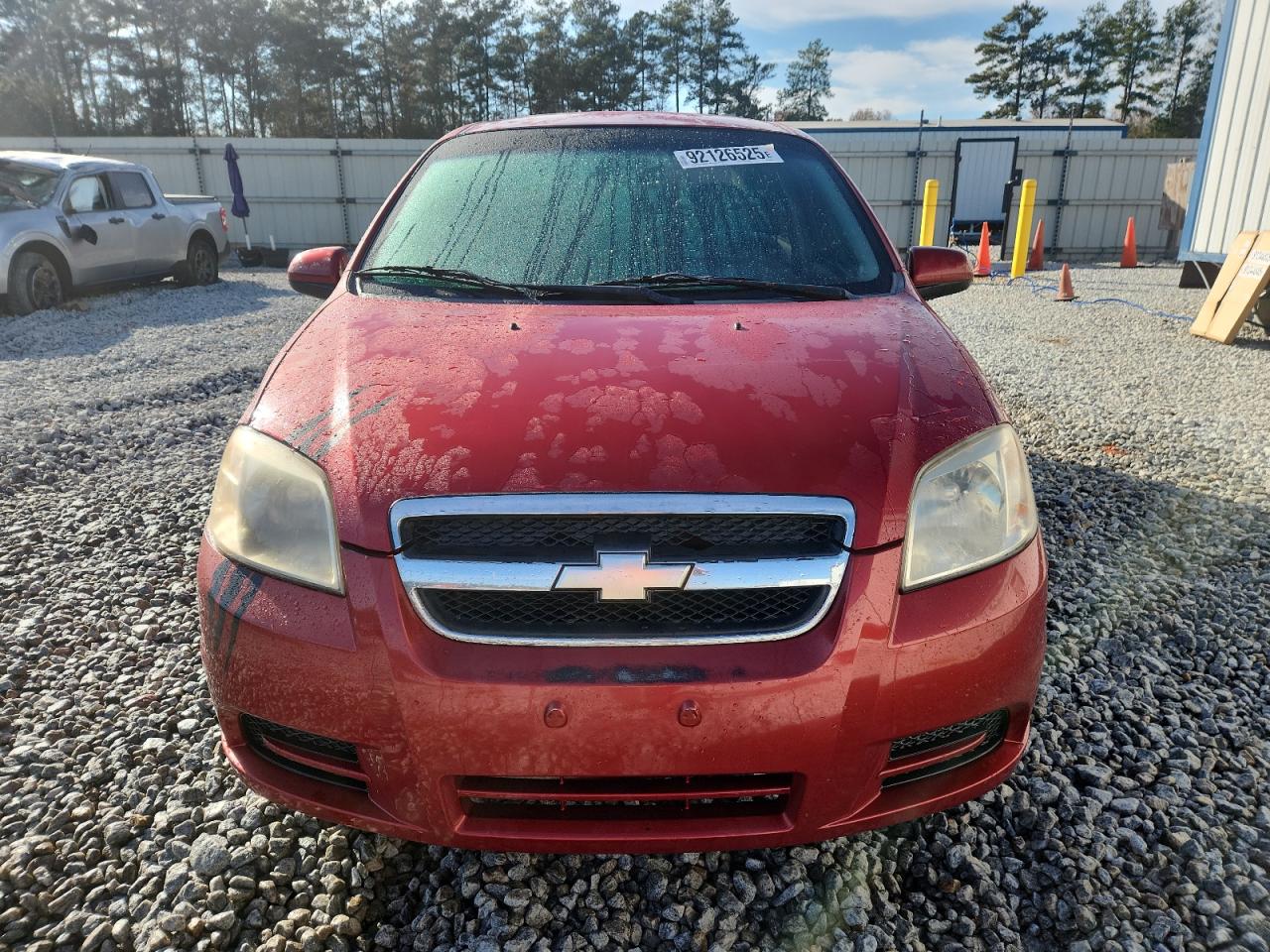 2008 Chevrolet Aveo Base Красный vin: KL1TD56628B089412