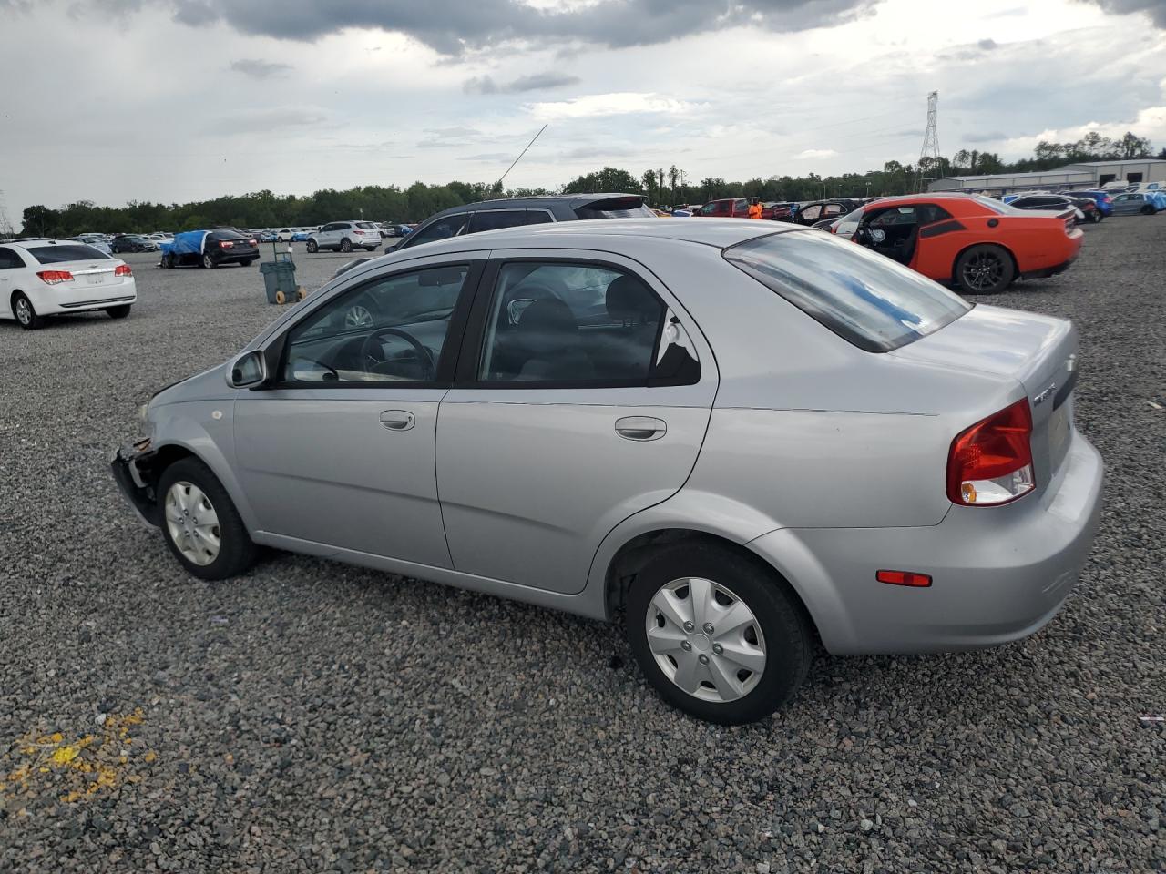 2006 Chevrolet Aveo Base Серебряный vin: KL1TD56636B586983
