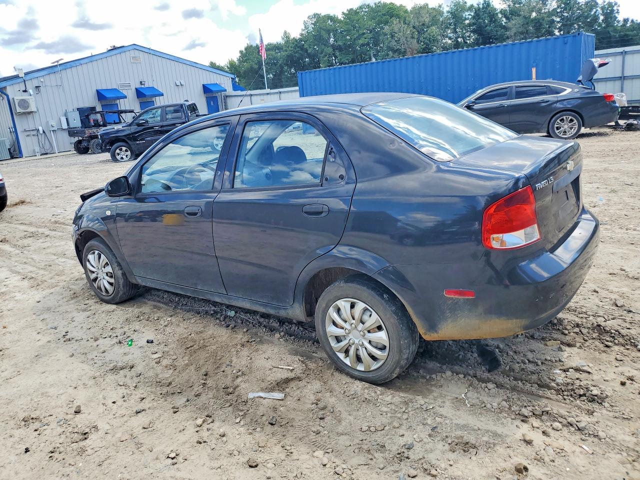 2006 Chevrolet Aveo Base Black vin: KL1TD56636B596705