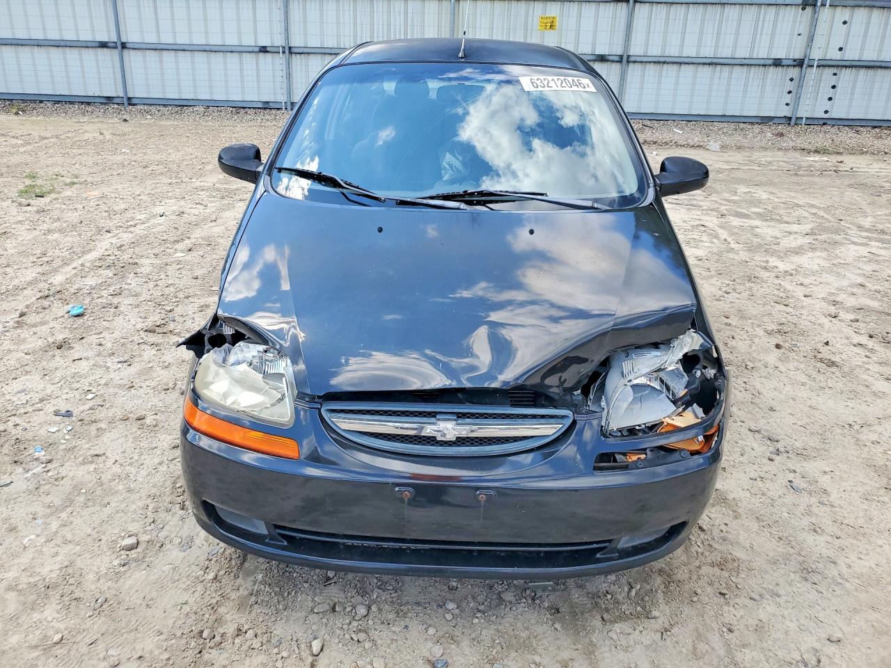 2006 Chevrolet Aveo Base Black vin: KL1TD56636B596705